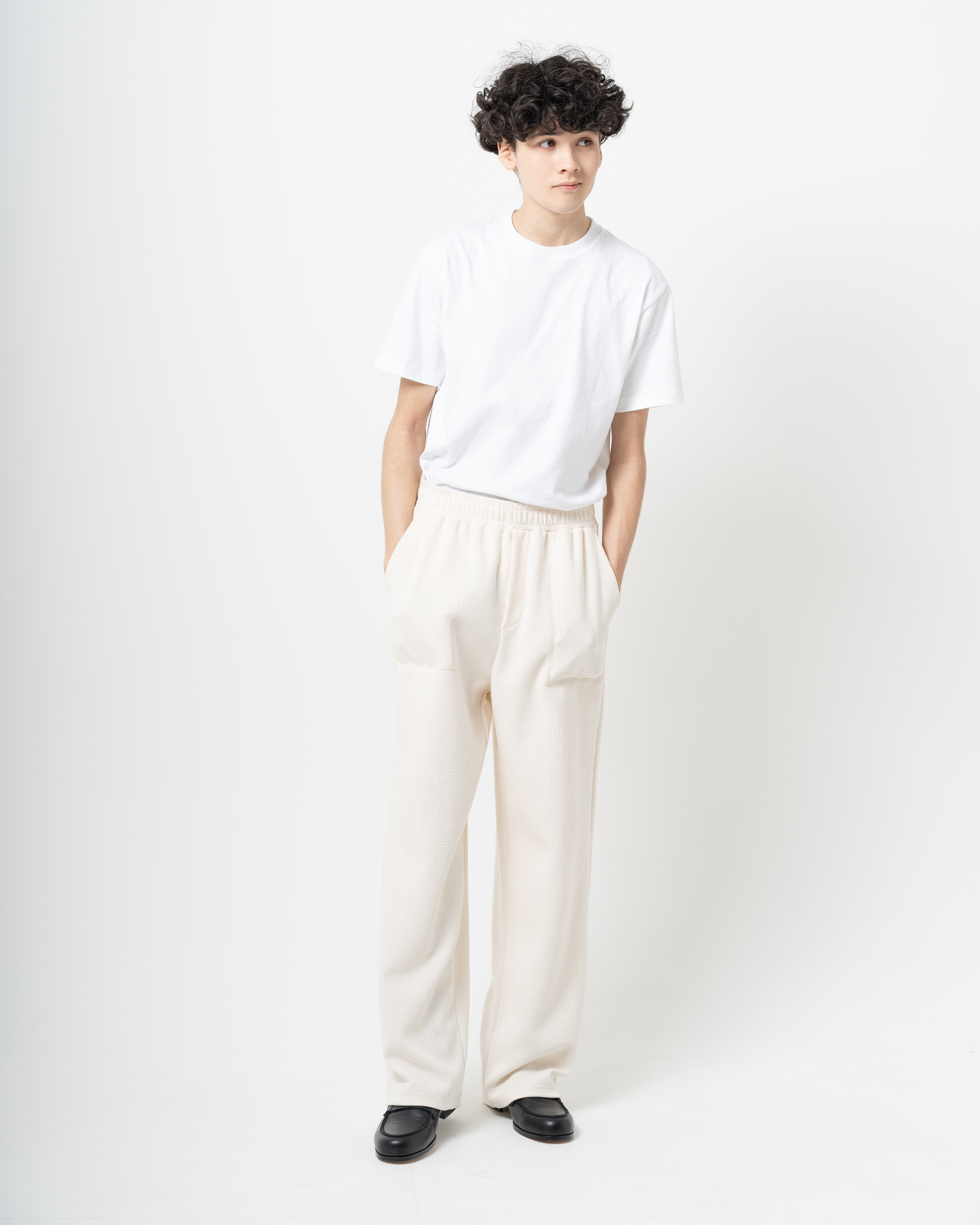 ストレートワッフルパンツ B5066