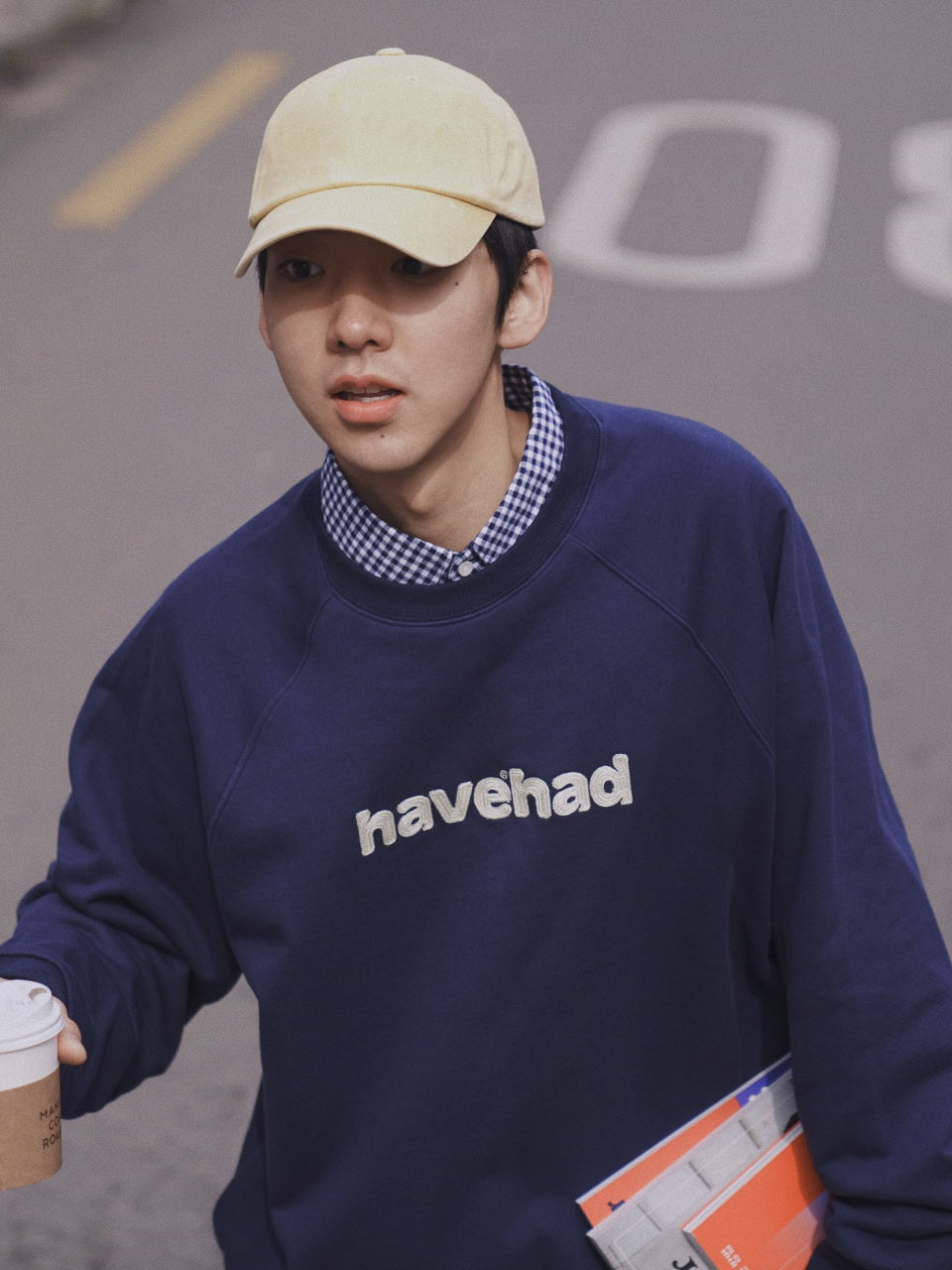 サイドポケットスウェットシャツ B4278