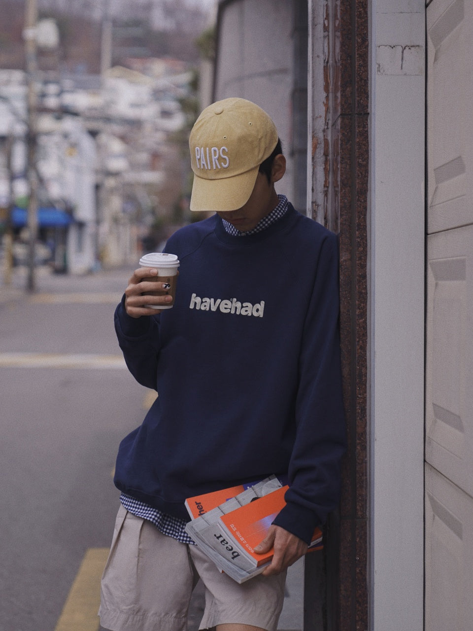 サイドポケットスウェットシャツ B4278