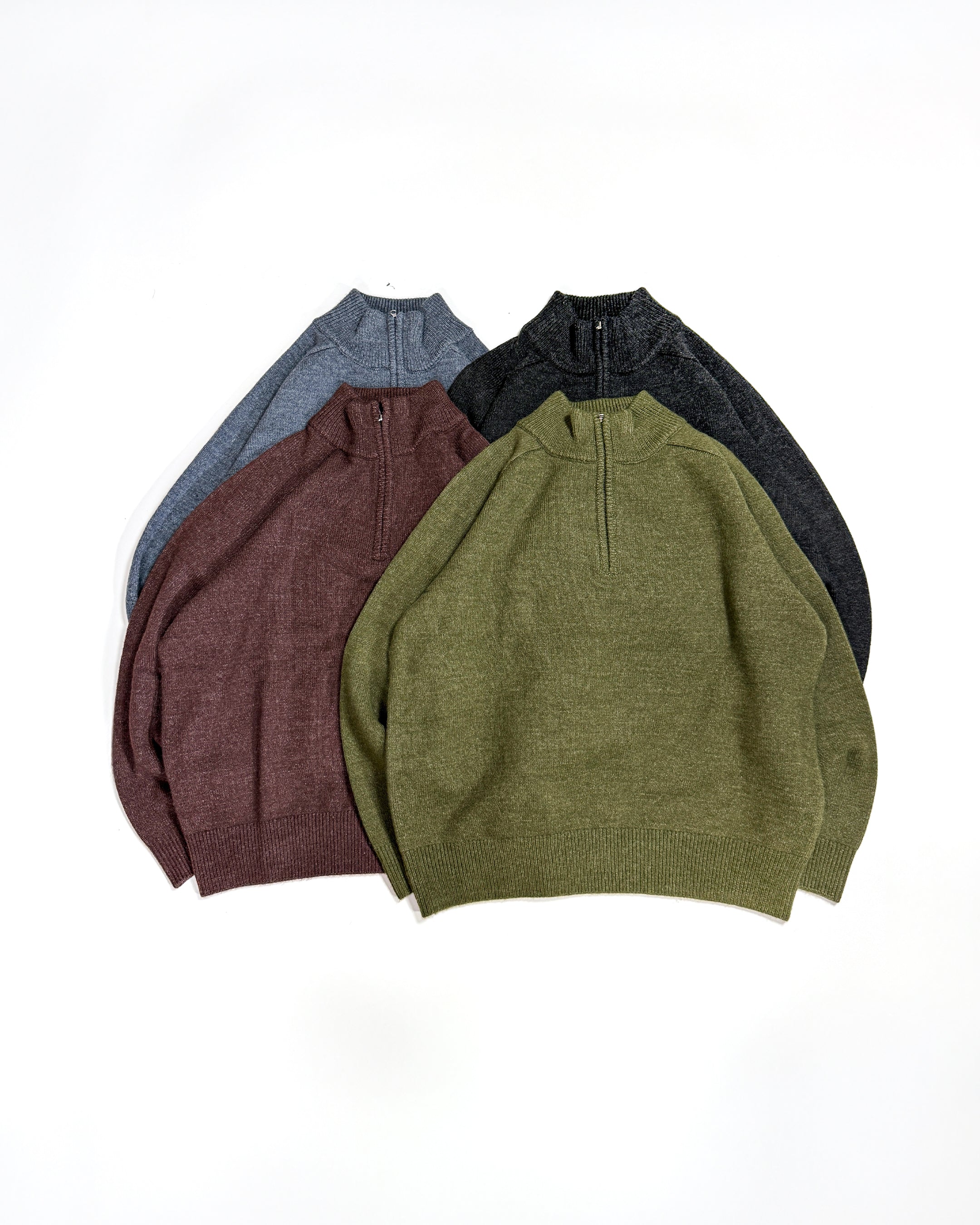 【★期間限定】ハーフジップセーター B5185