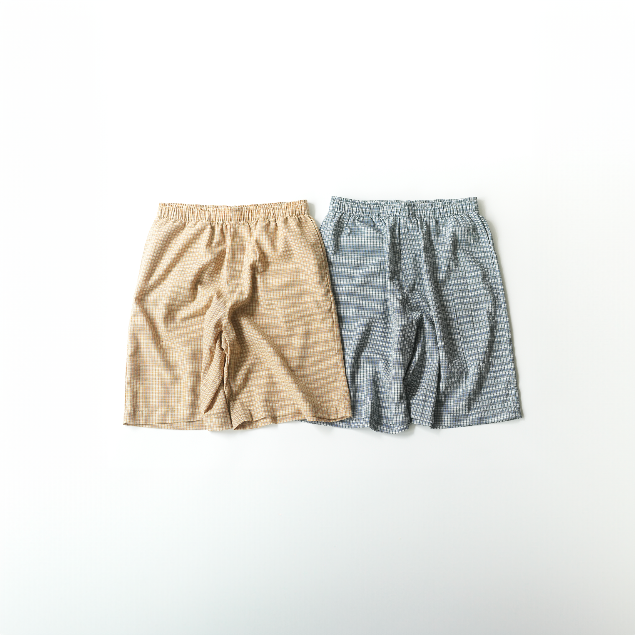 チェックハーフパンツ B5049