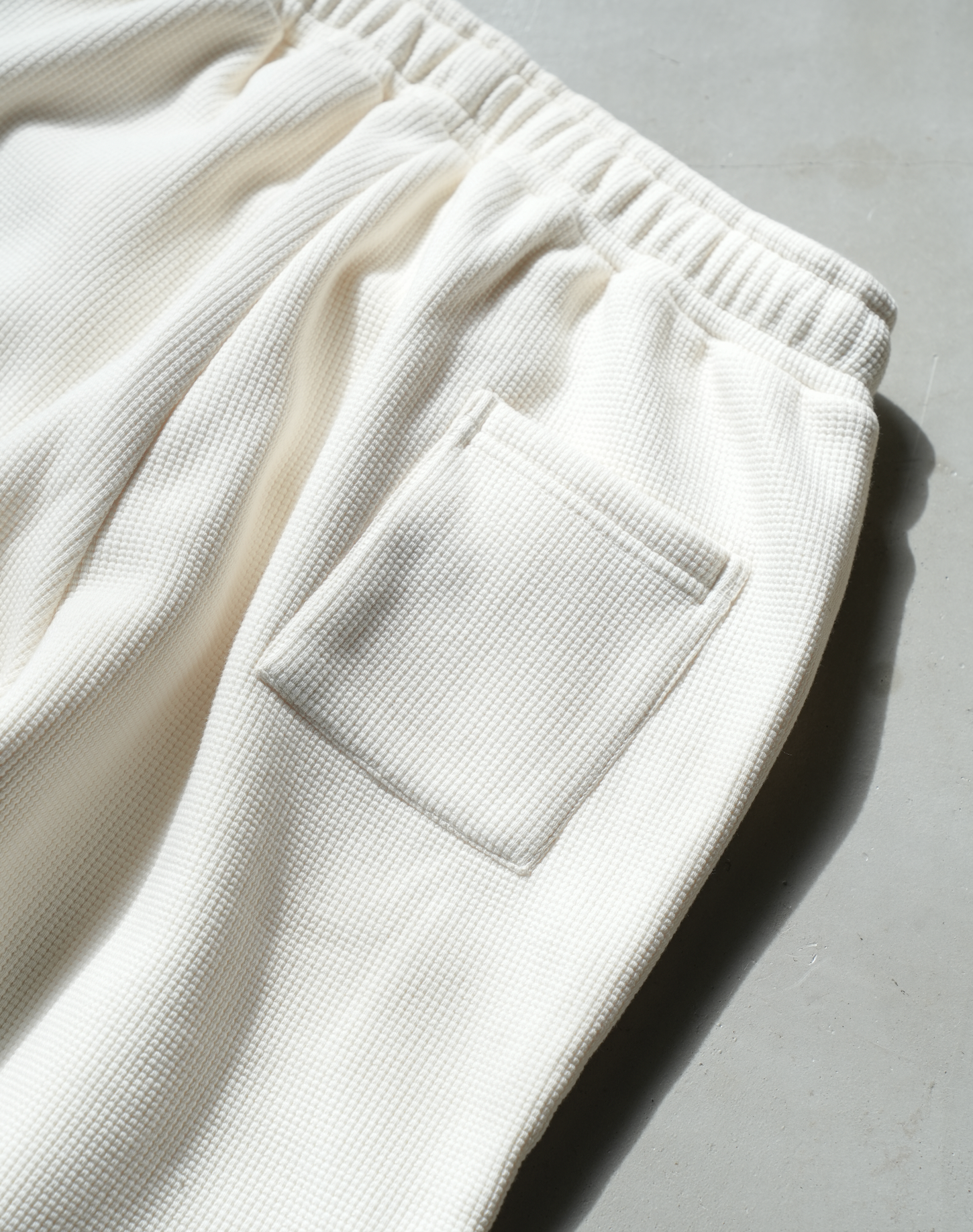 フリースワッフルパンツ B5032