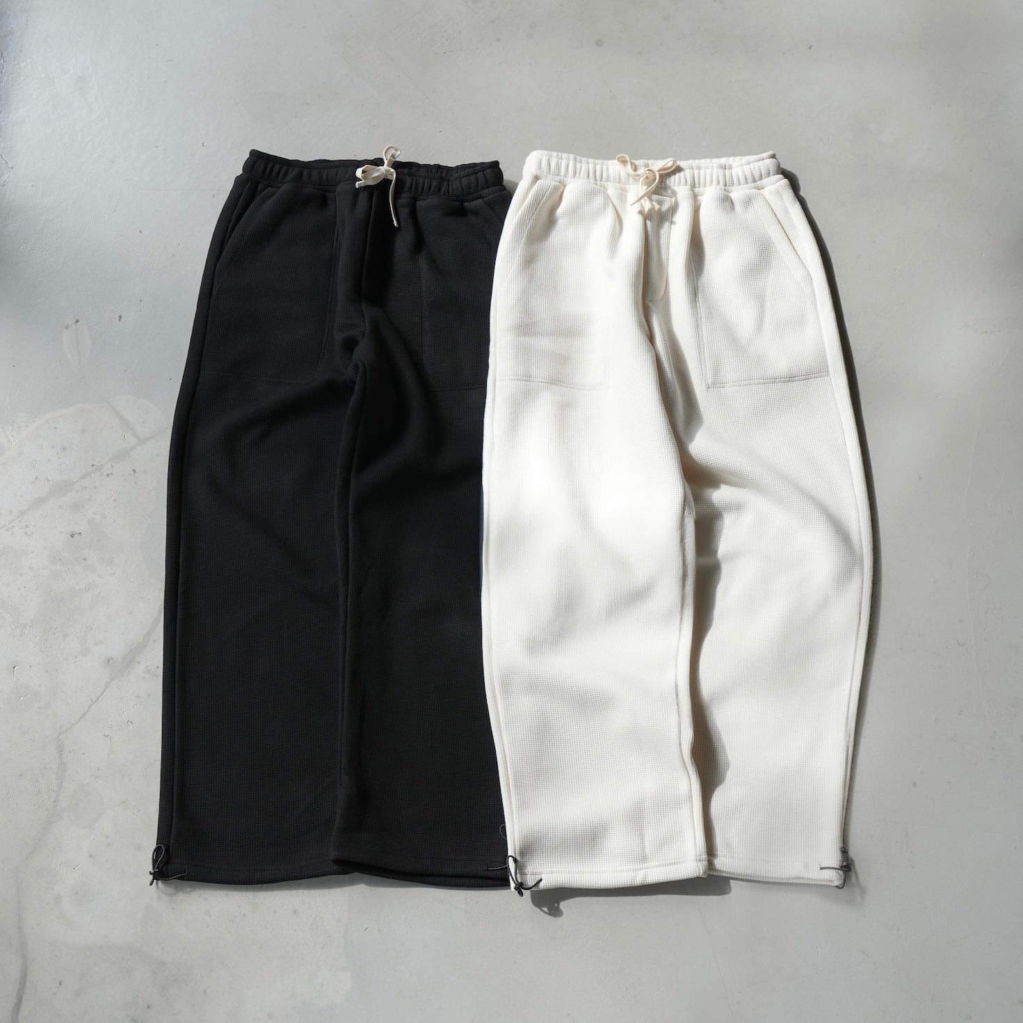 フリースワッフルパンツ B5032