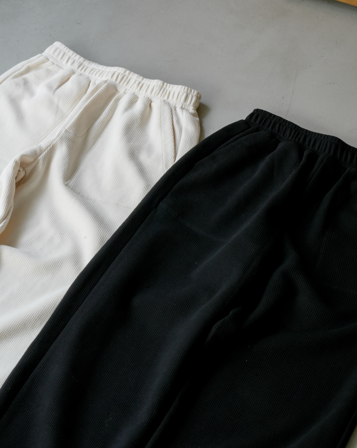 ストレートワッフルパンツ B5066