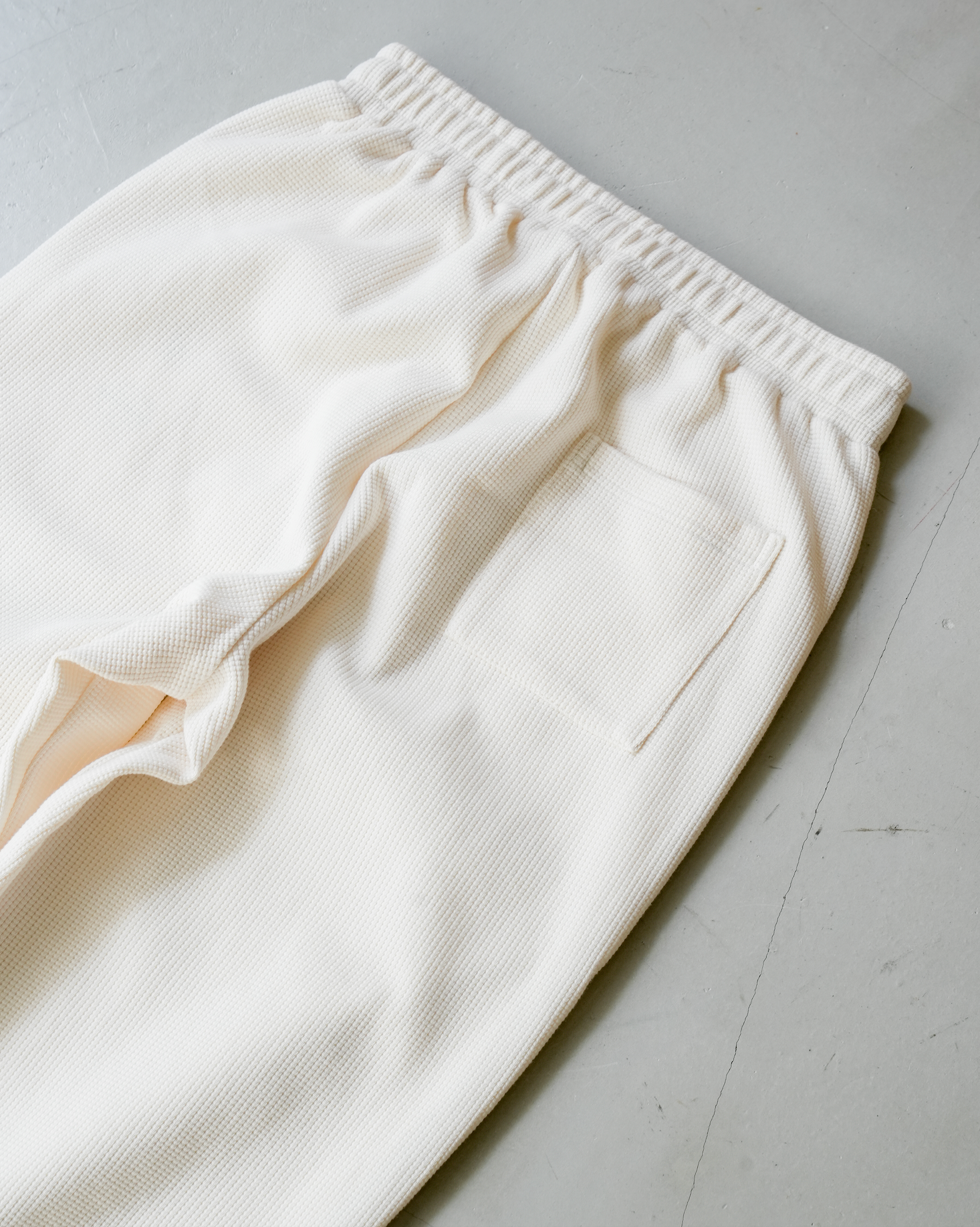 ストレートワッフルパンツ B5066