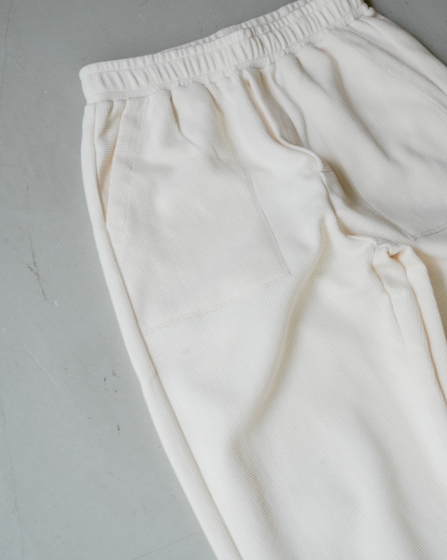 ストレートワッフルパンツ B5066