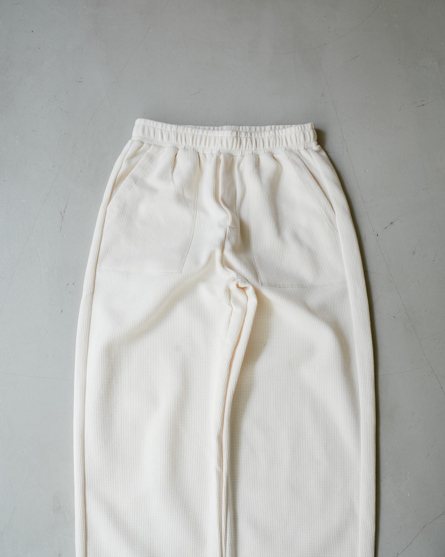 ストレートワッフルパンツ B5066