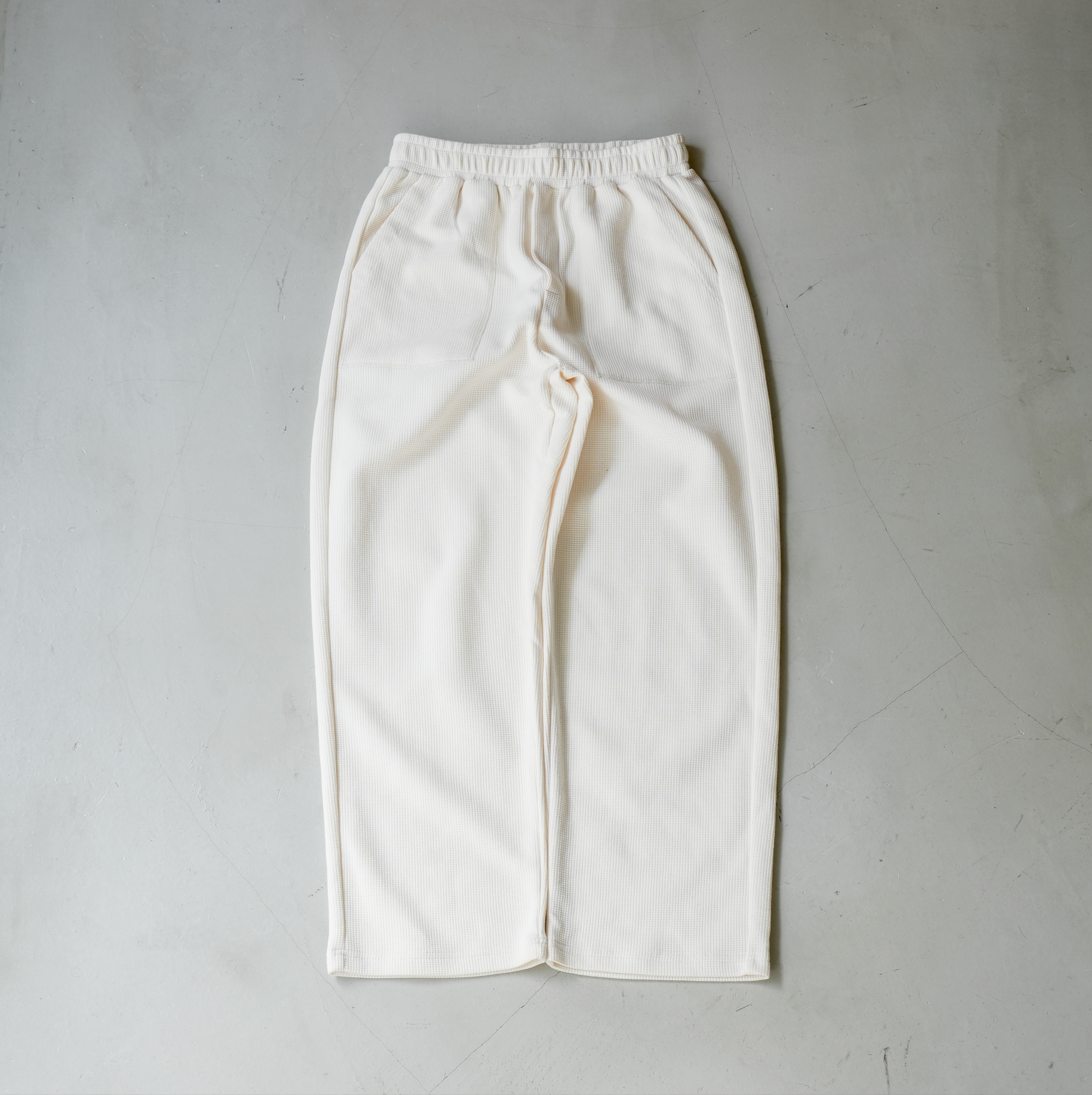 ストレートワッフルパンツ B5066