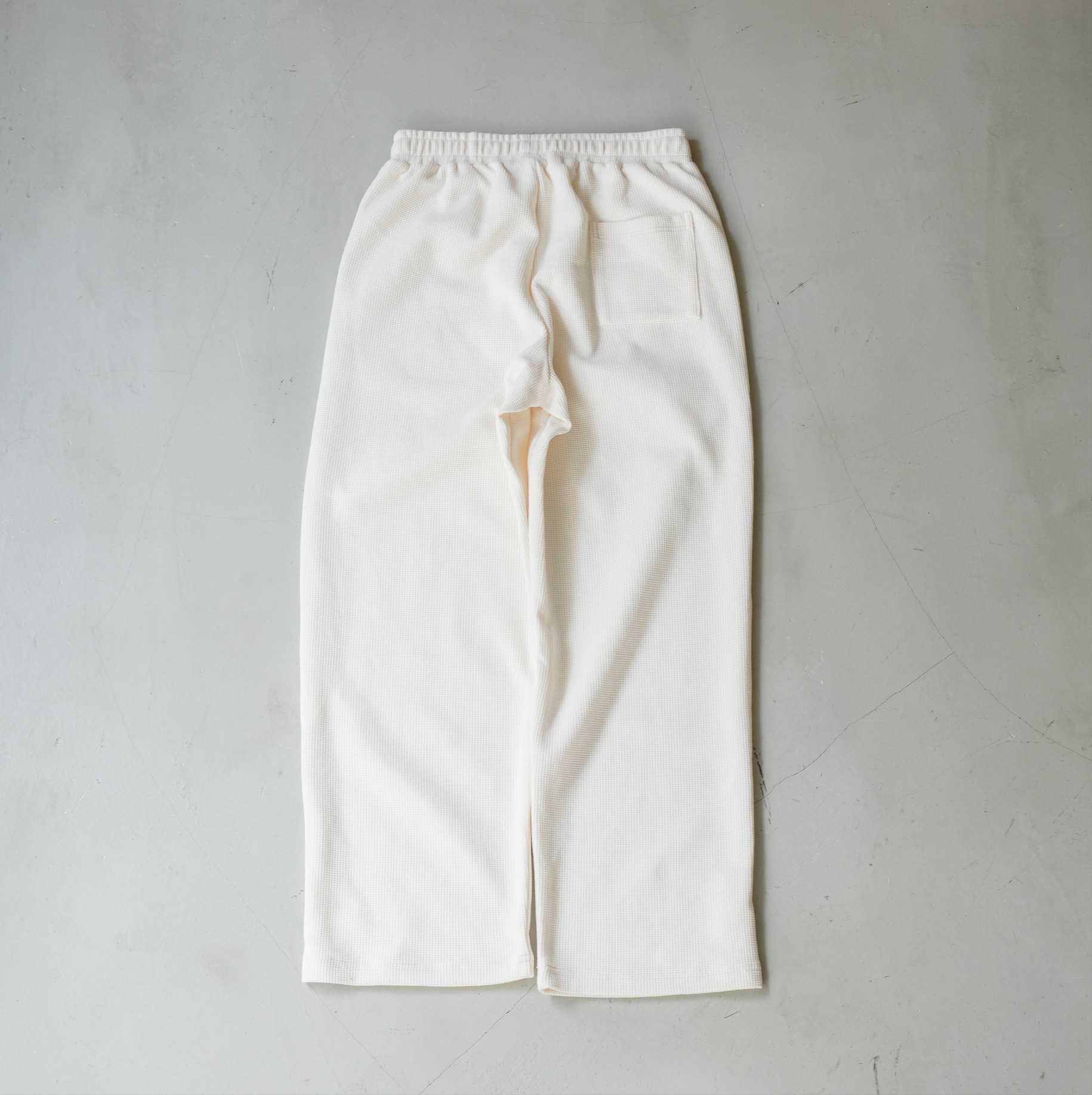 ストレートワッフルパンツ B5066