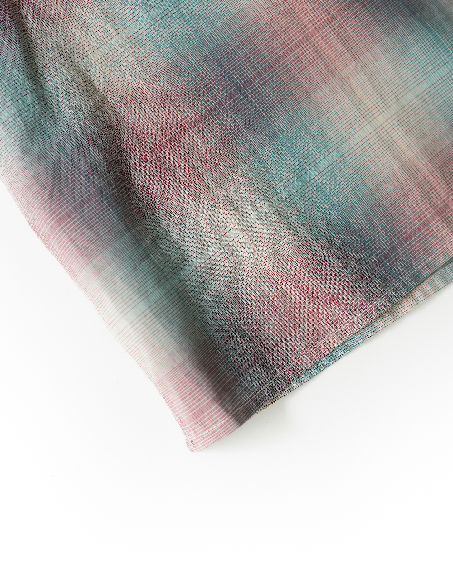 オープンカラーチェックシャツ B5088