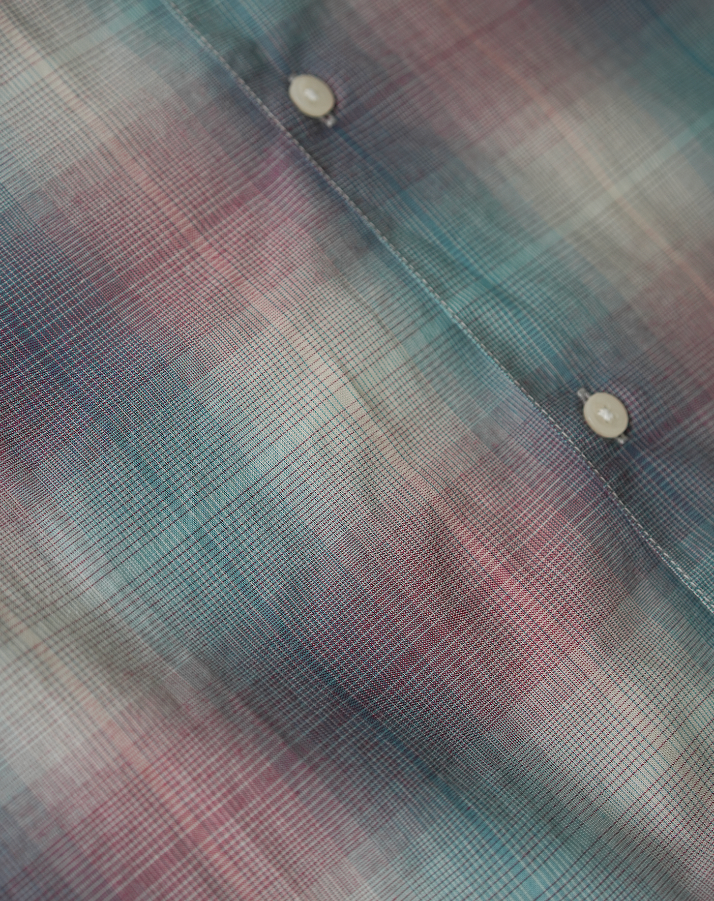 オープンカラーチェックシャツ B5088