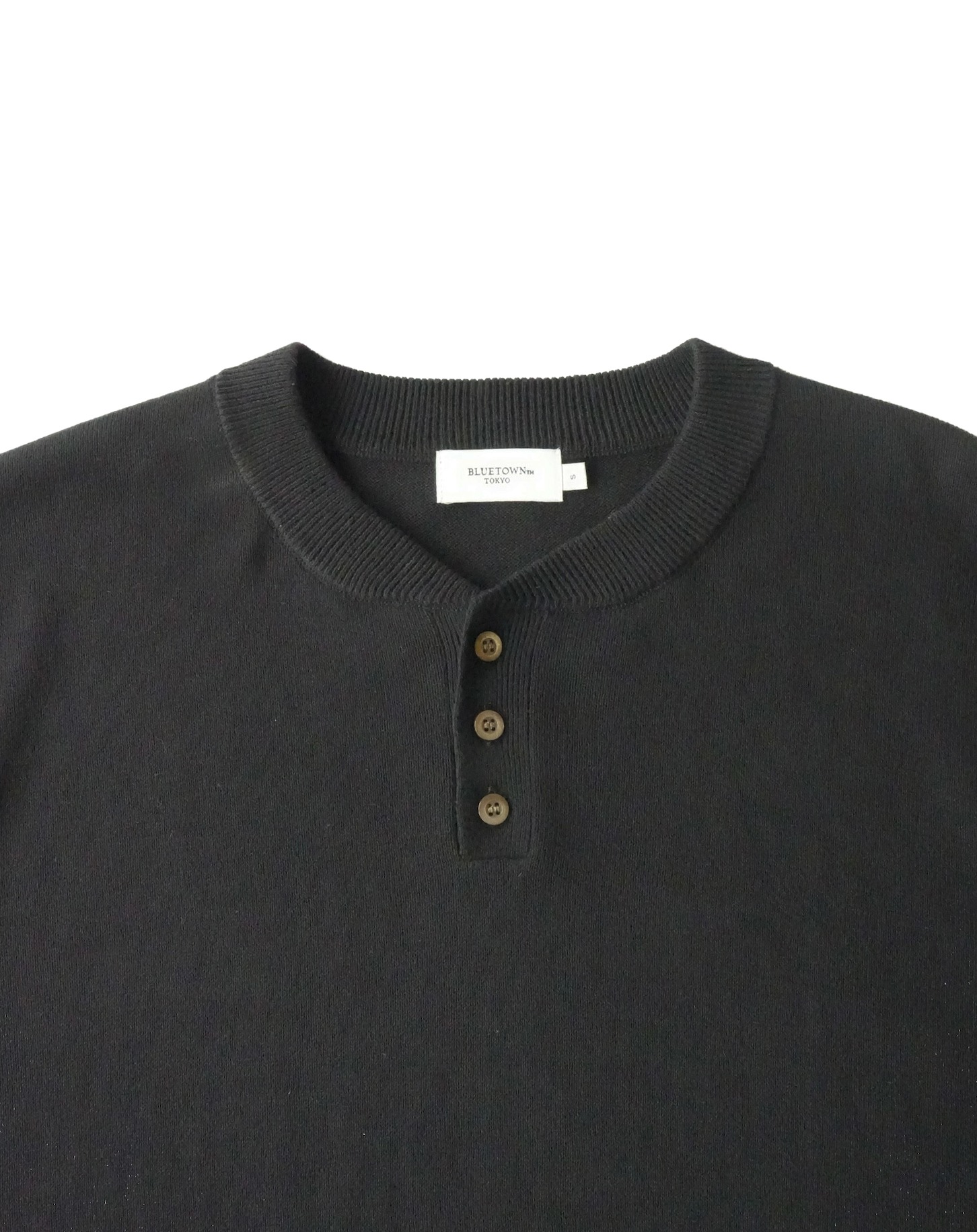 ヘンリーネックニットT B5076