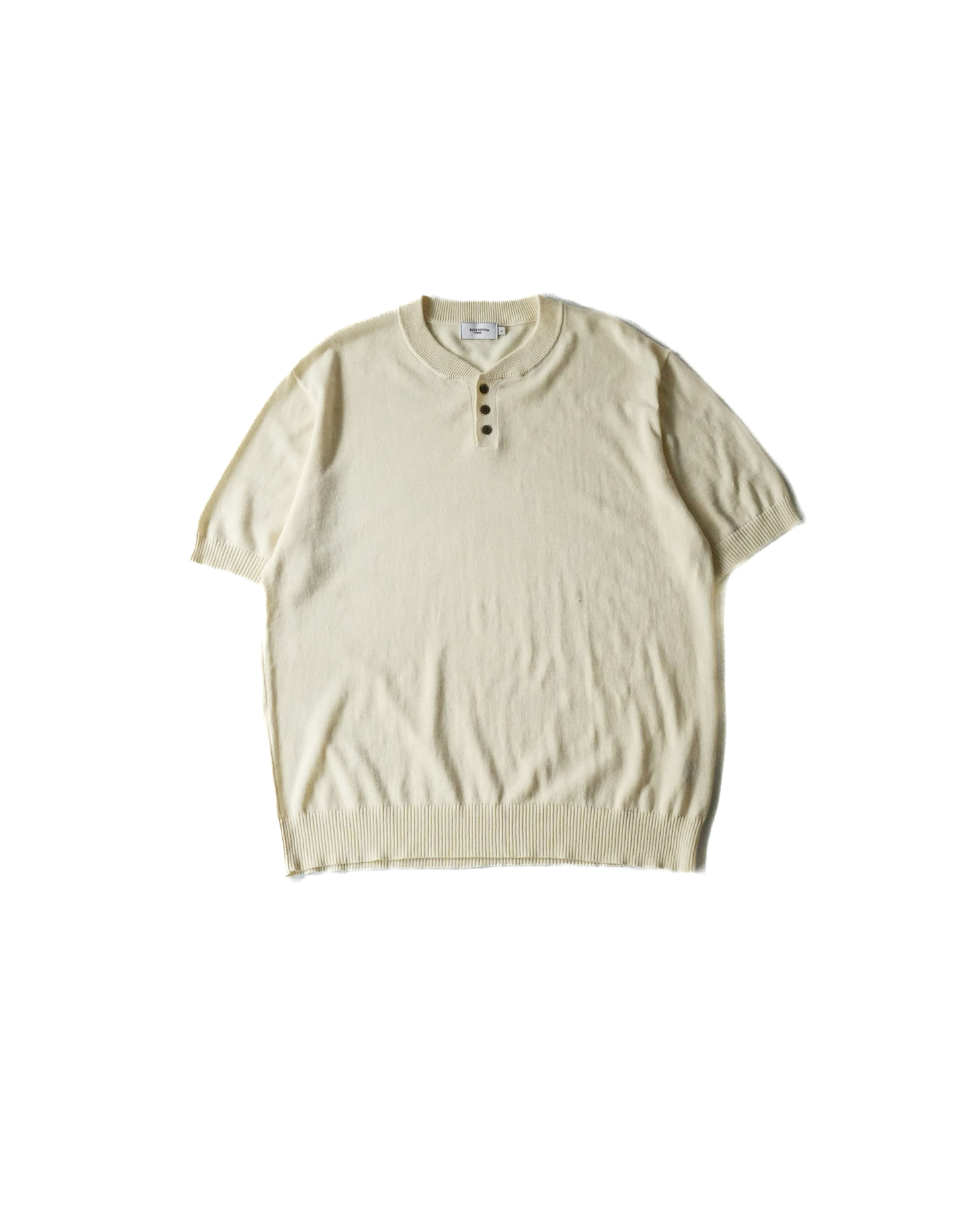 ヘンリーネックニットT B5076