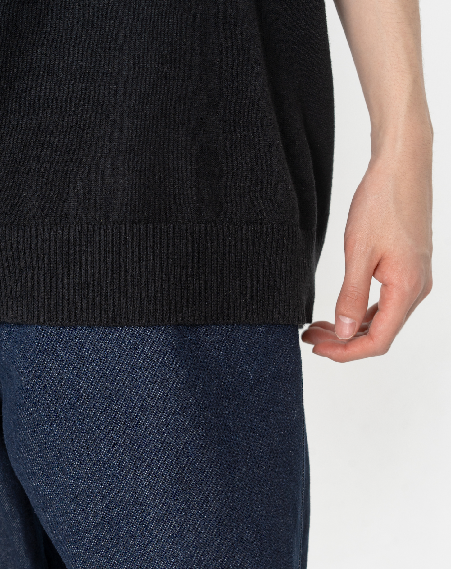 ヘンリーネックニットT B5076