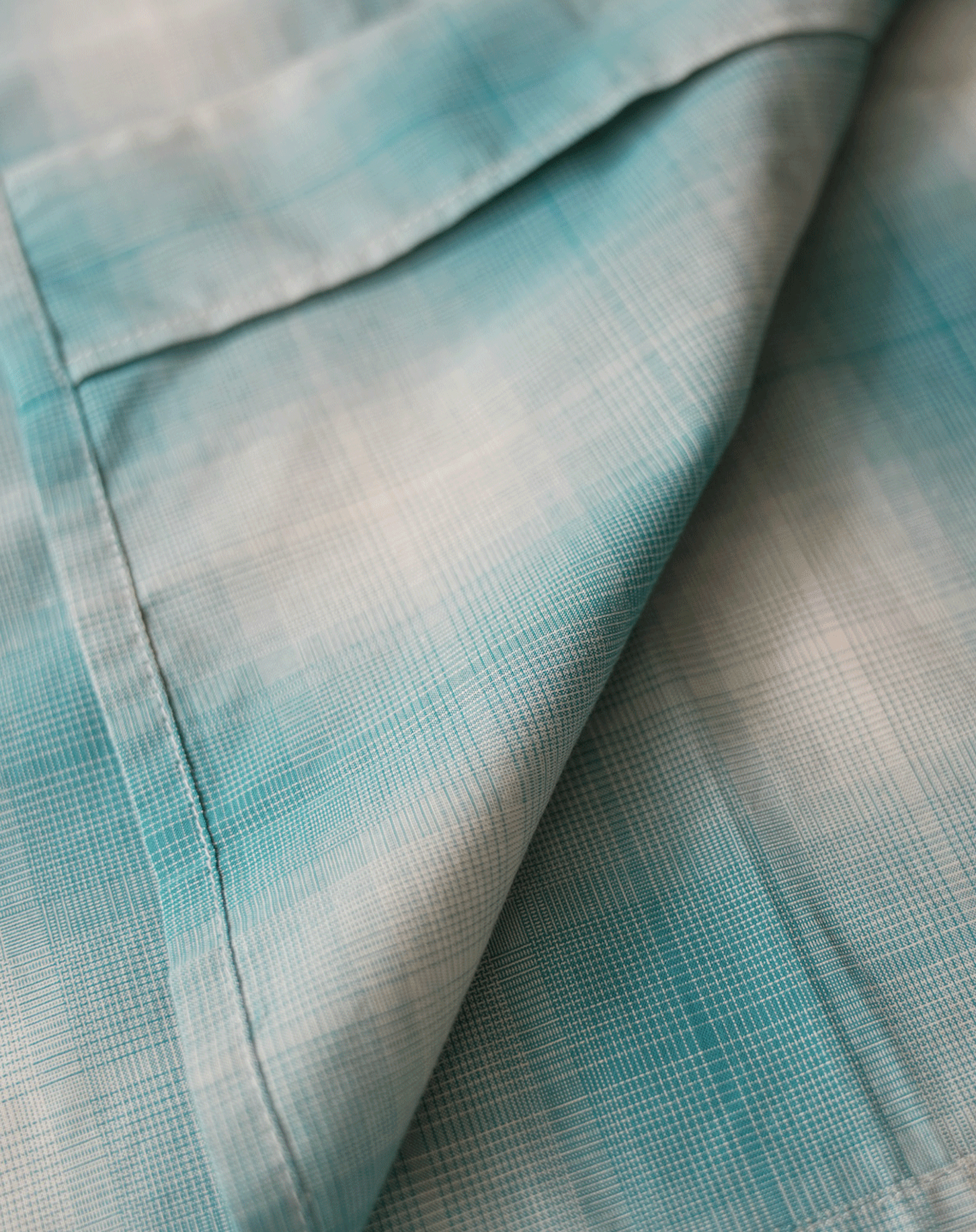 オープンカラーチェックシャツ B5088