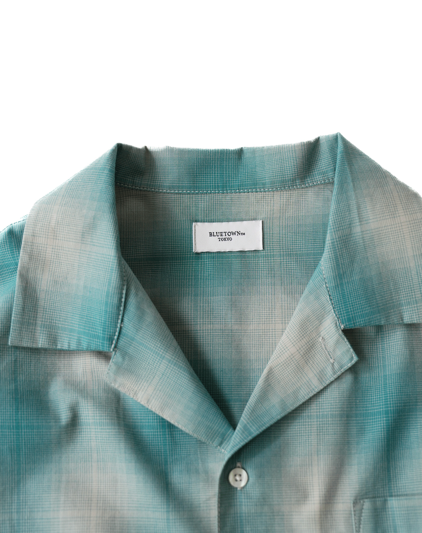 オープンカラーチェックシャツ B5088