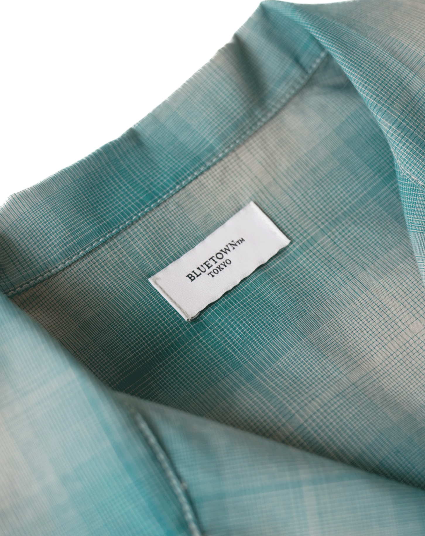 オープンカラーチェックシャツ B5088