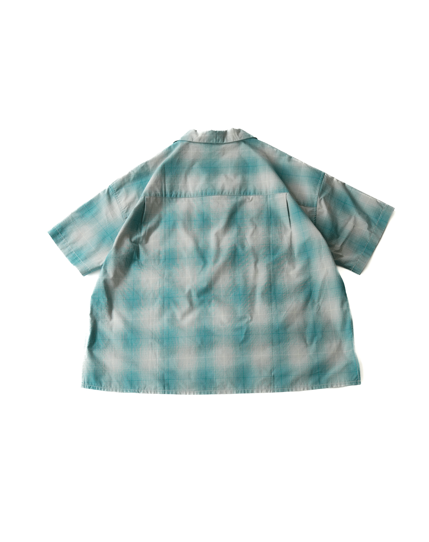 オープンカラーチェックシャツ B5088