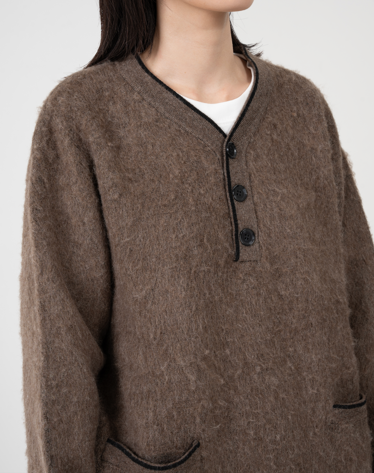 ヘンリーネックセーター B3139