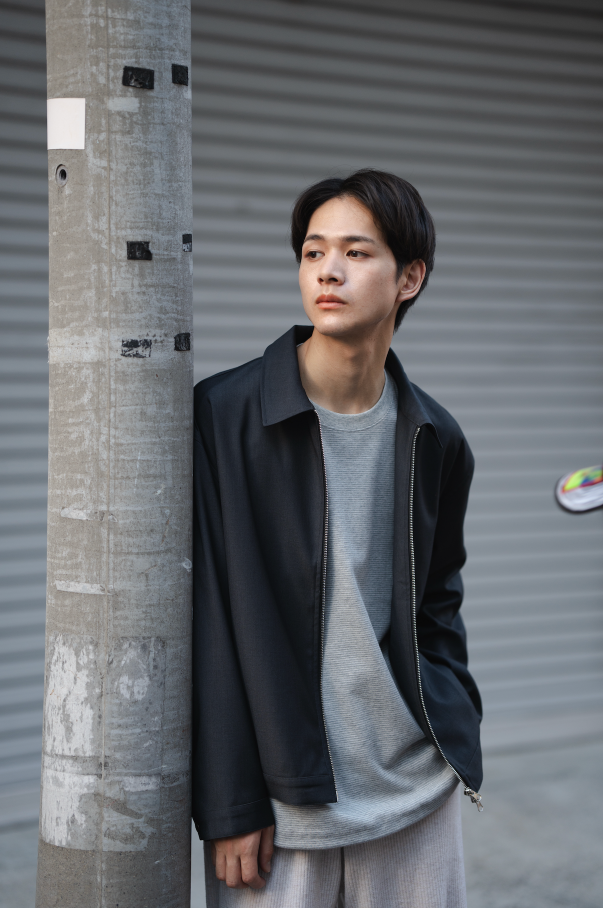 ミニマルジップブルゾン B5150