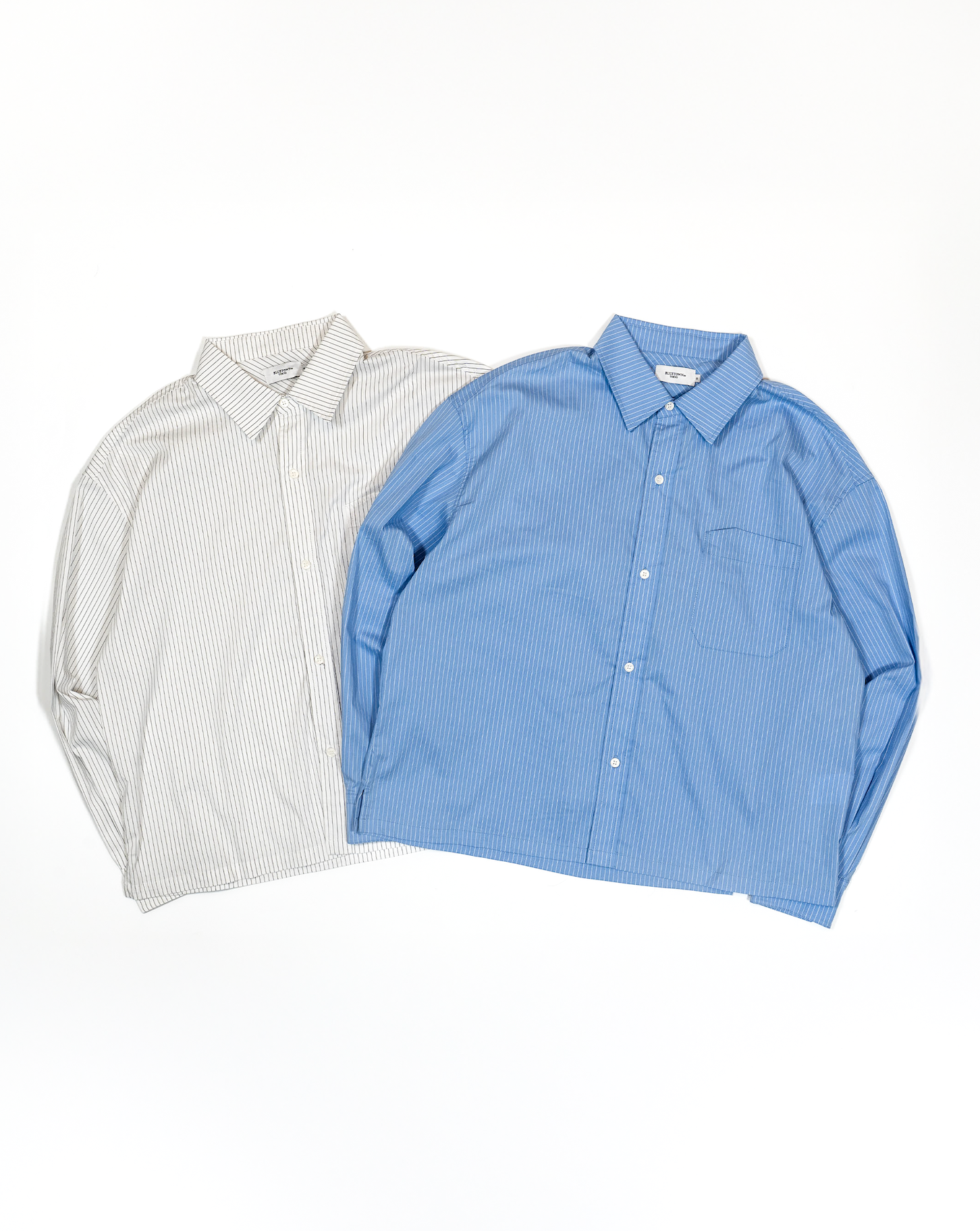 ボックスカットストライプシャツ B5180