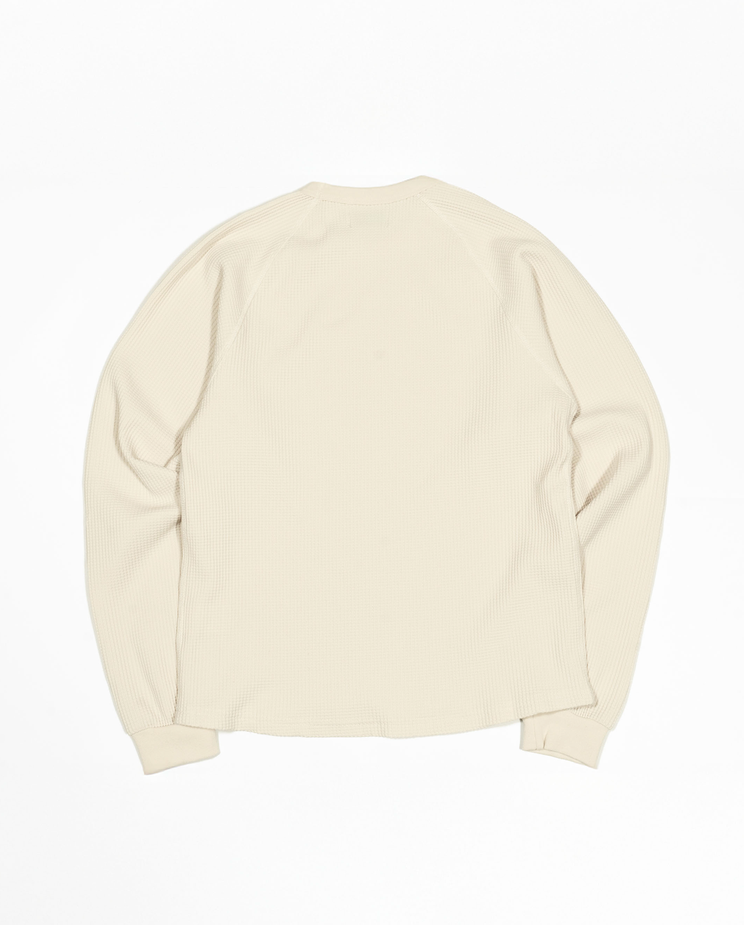 ワッフルクルーネックT B5114