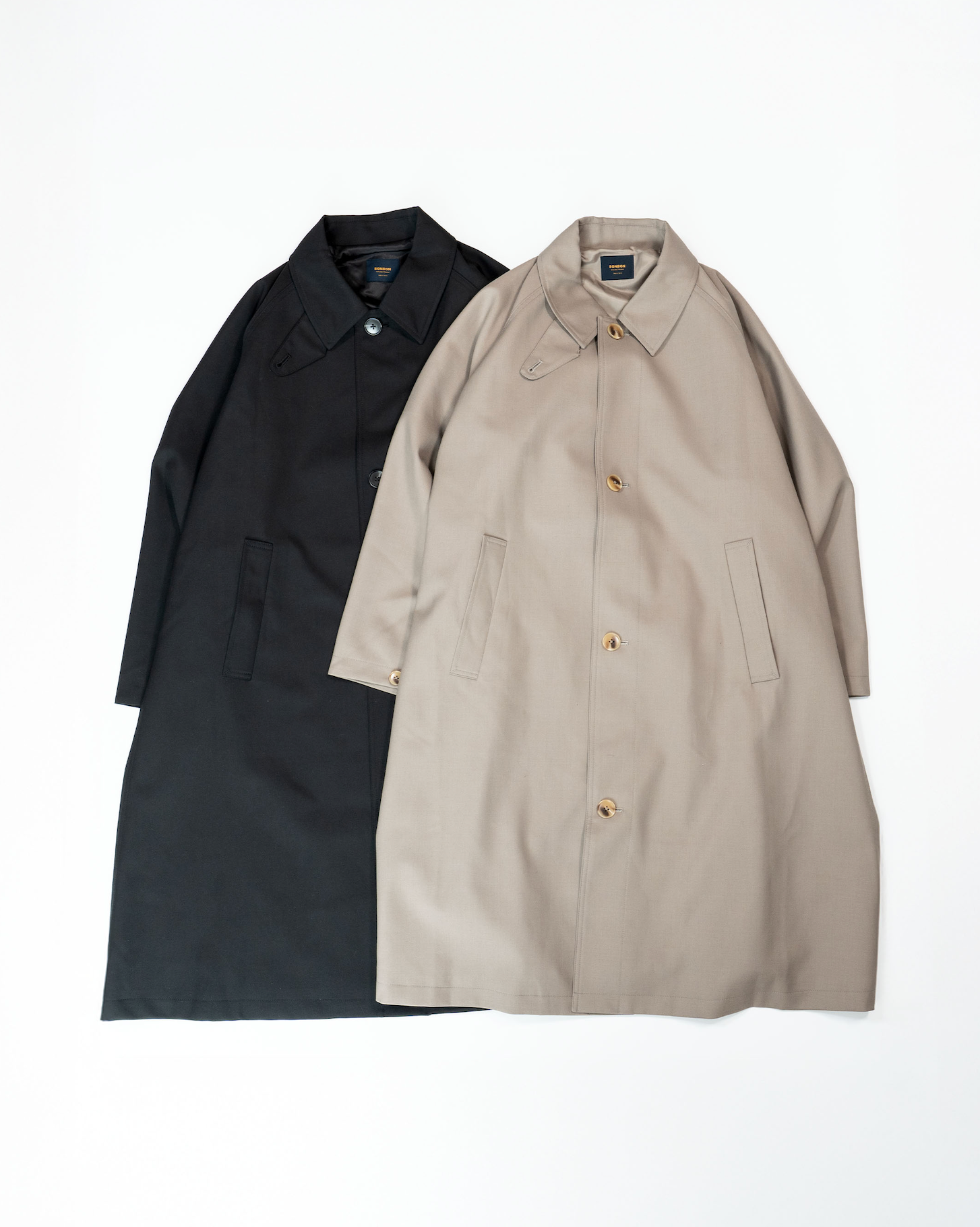 ウールステンカラーコート B5130