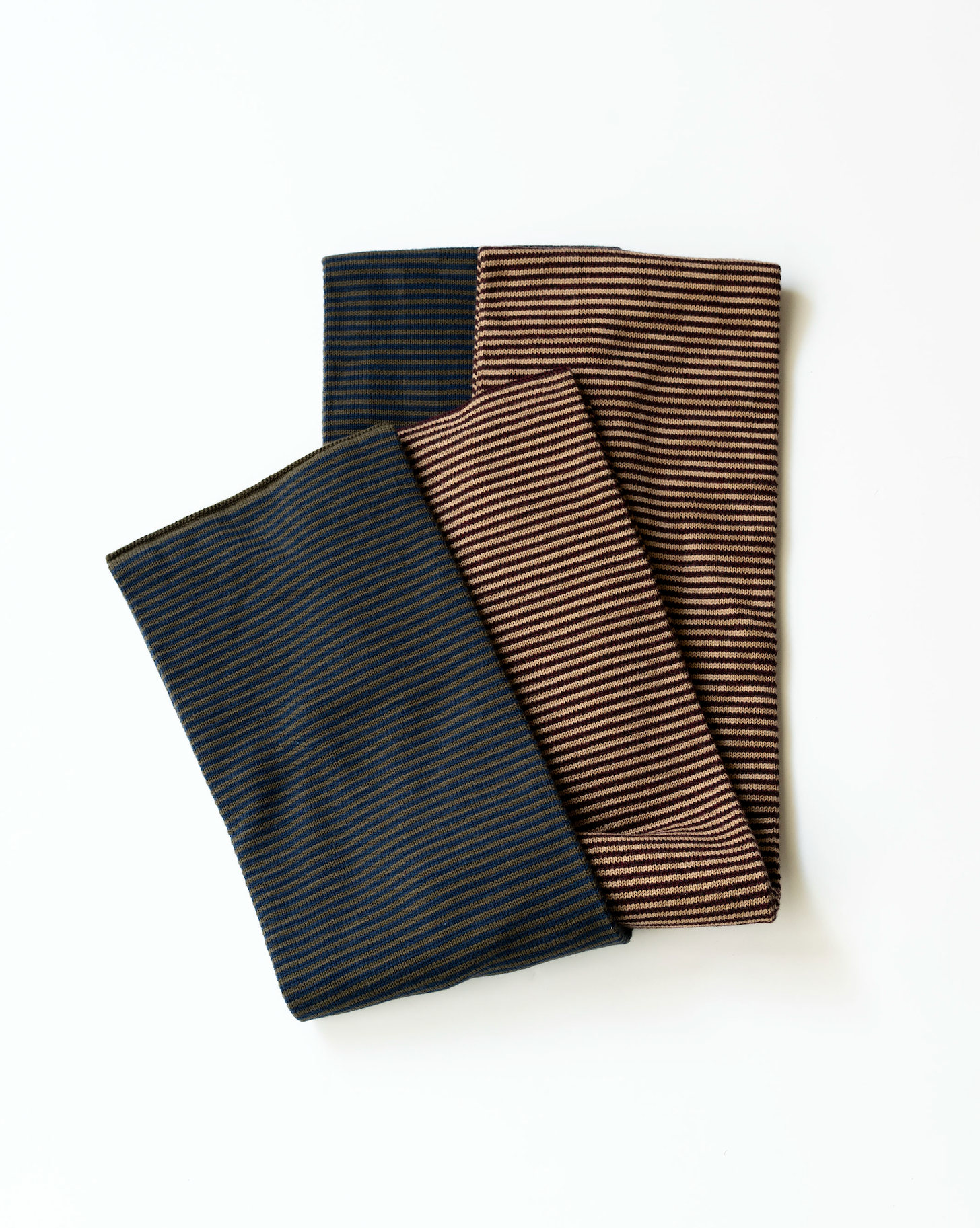 コットンボーダーマフラー B5154