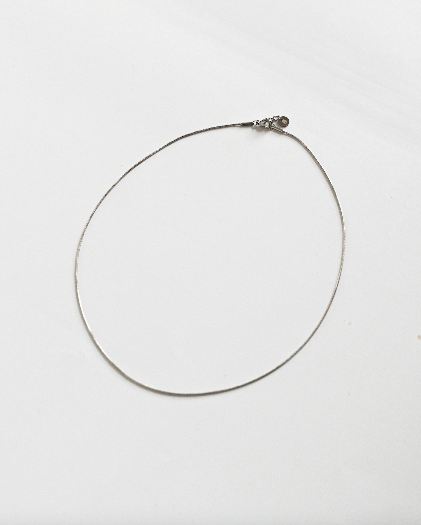 スネークネックレス B5182 アクセサリー シルバー メンズファッション