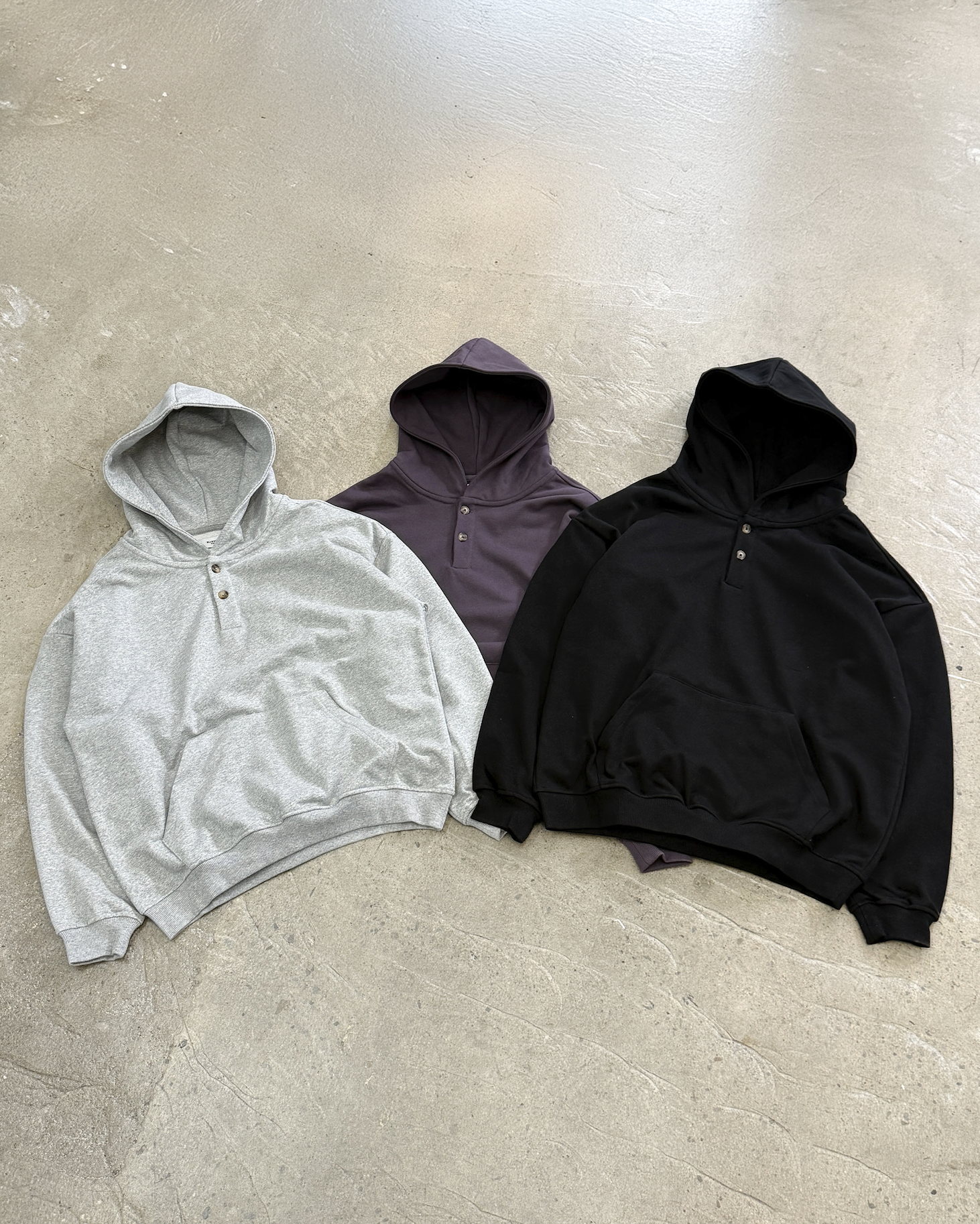 ハーフスナップパーカ B5187