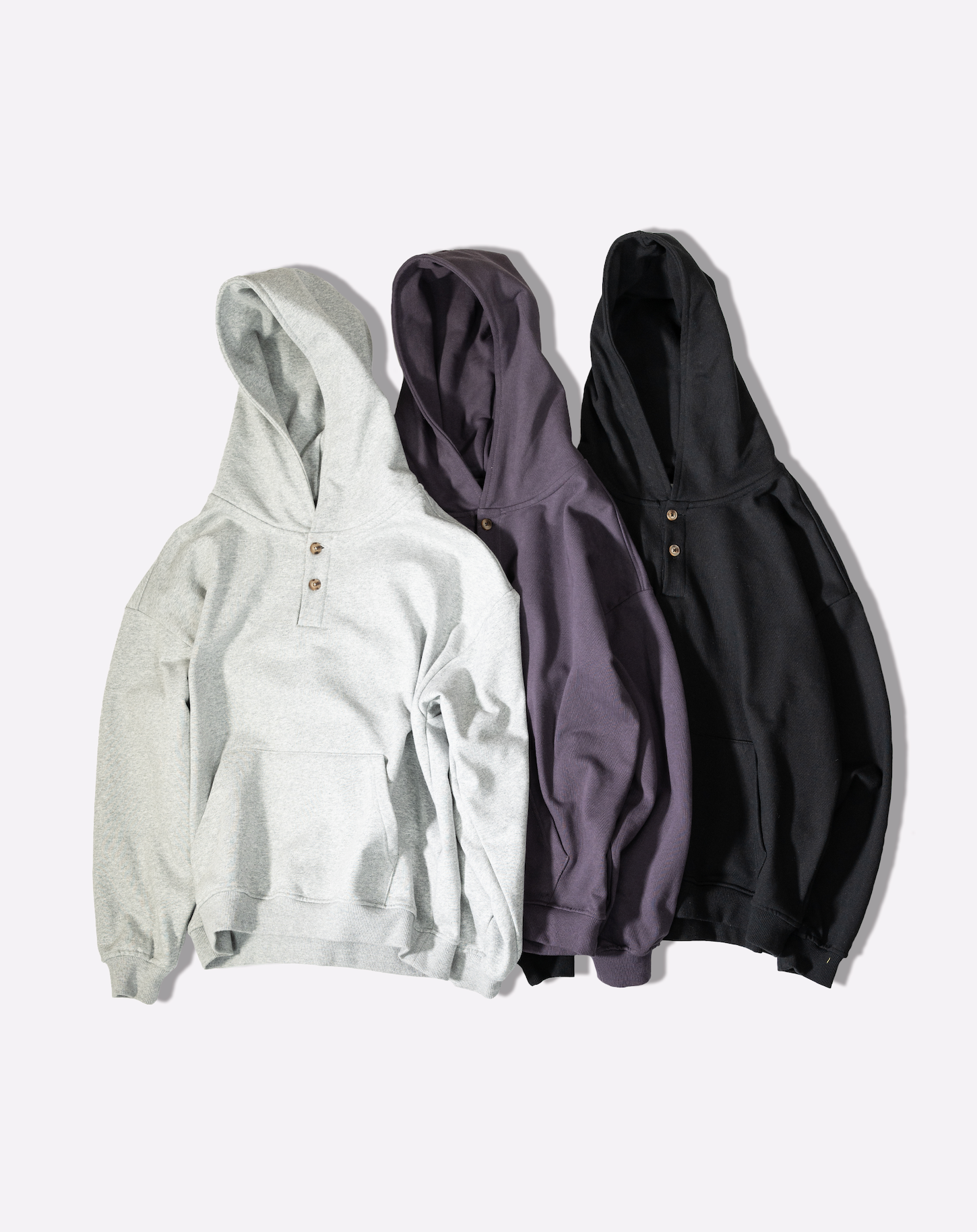 ハーフスナップパーカ B5187