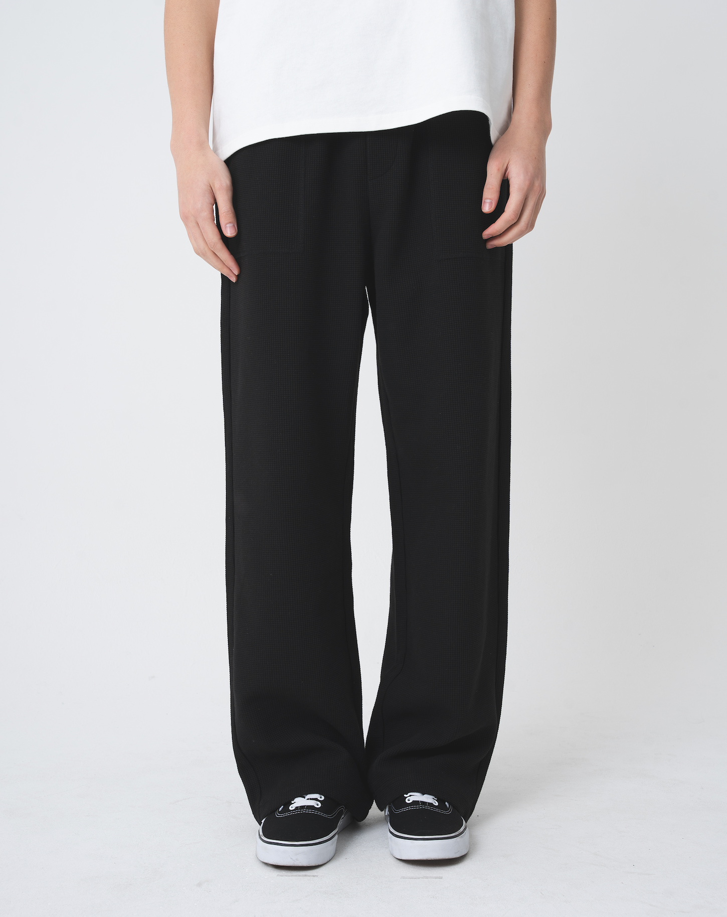 BLUETOWN ストレートワッフルパンツ B5066 サーマル ブルータウン 東京