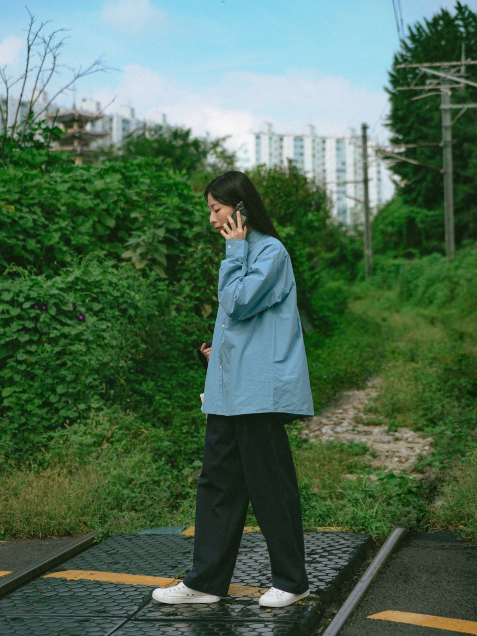 【6月下旬发货】HAVEHAD标志舒适衬衫B4250