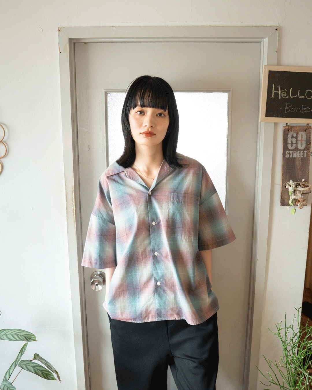 女性モデル 168cm Mサイズ着用