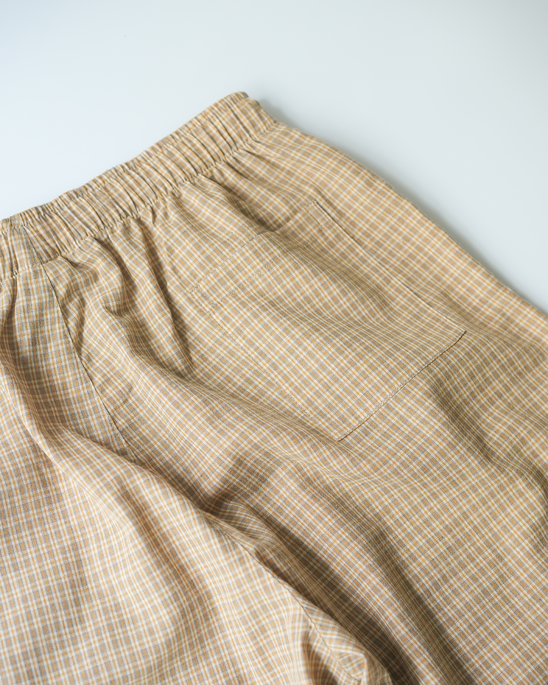 チェックハーフパンツ B5049