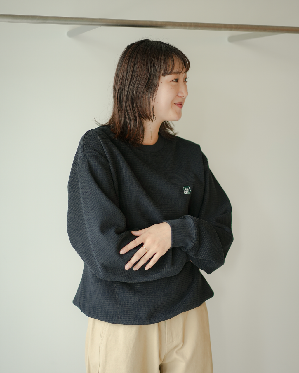女性モデル165cm Sサイズ着用