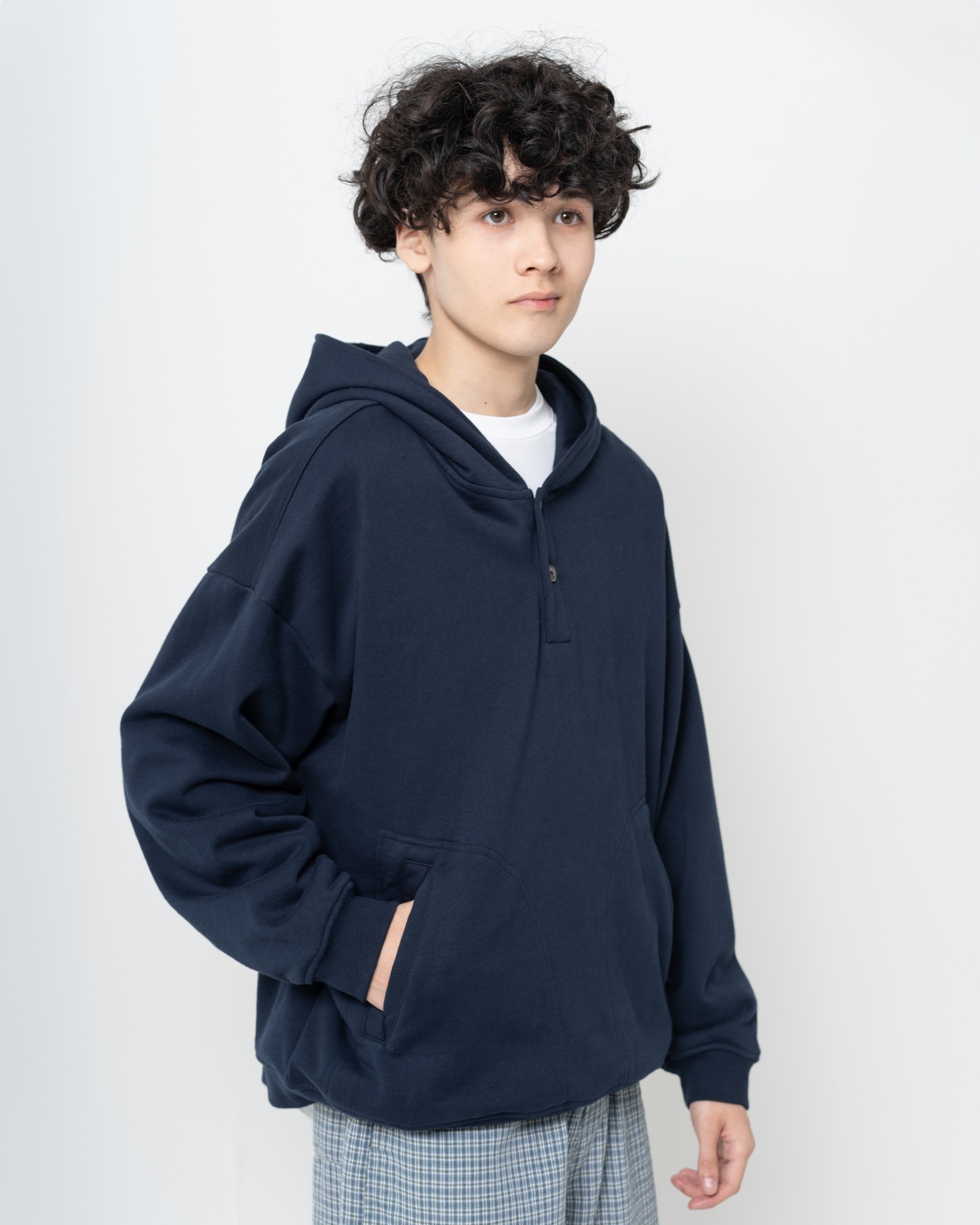 Heavyweight Half Snap Hoodie B5038 シティボーイ シティーボーイ