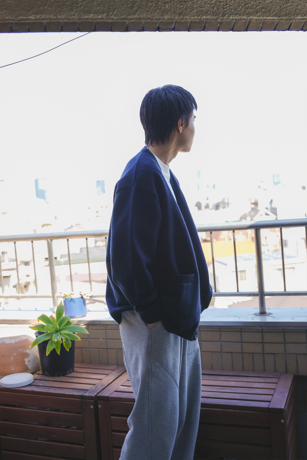 【1周内发货】BLUETOWN RELAX开衫 B4009