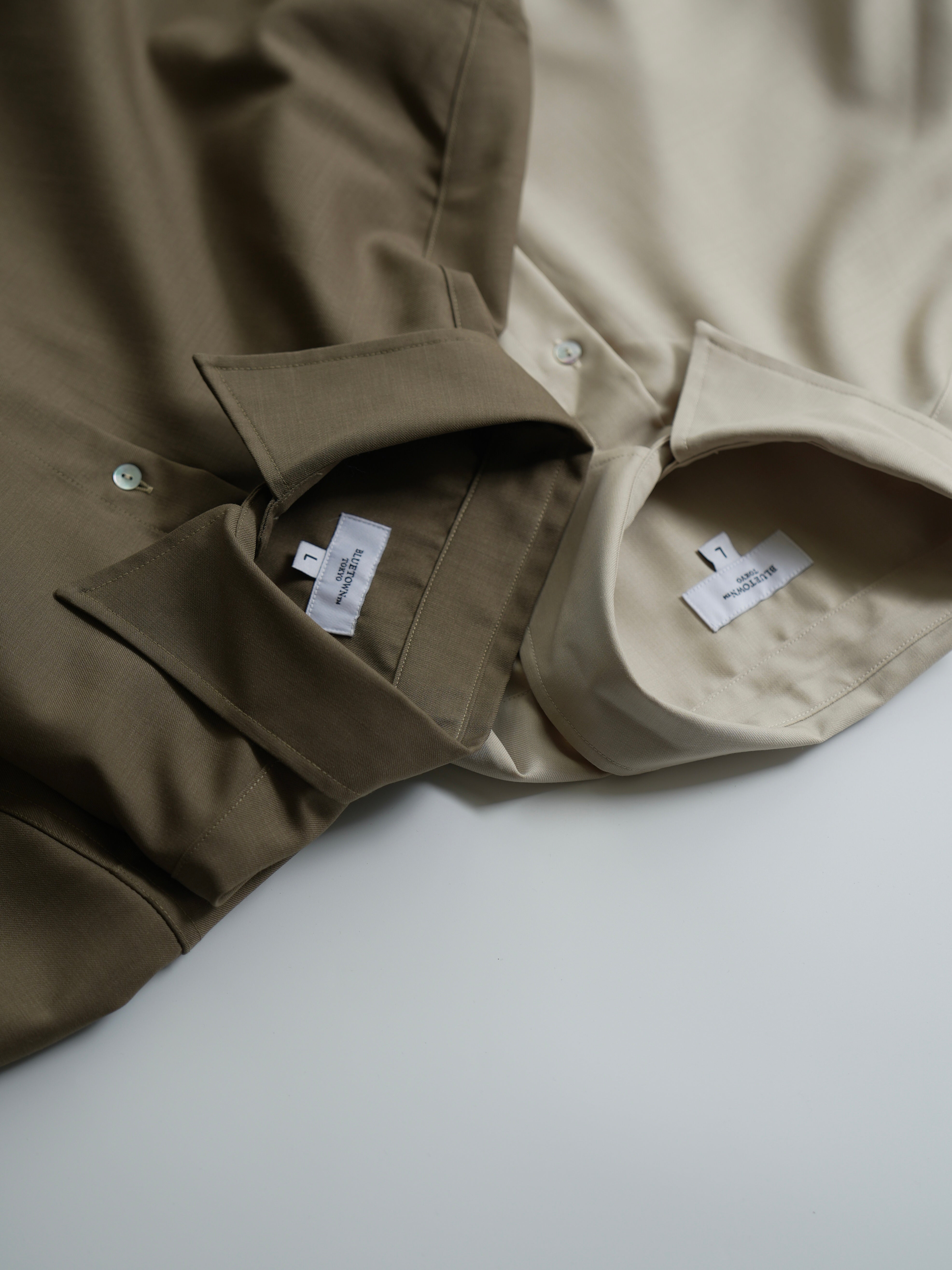 ウールブレンドシャツ B5053