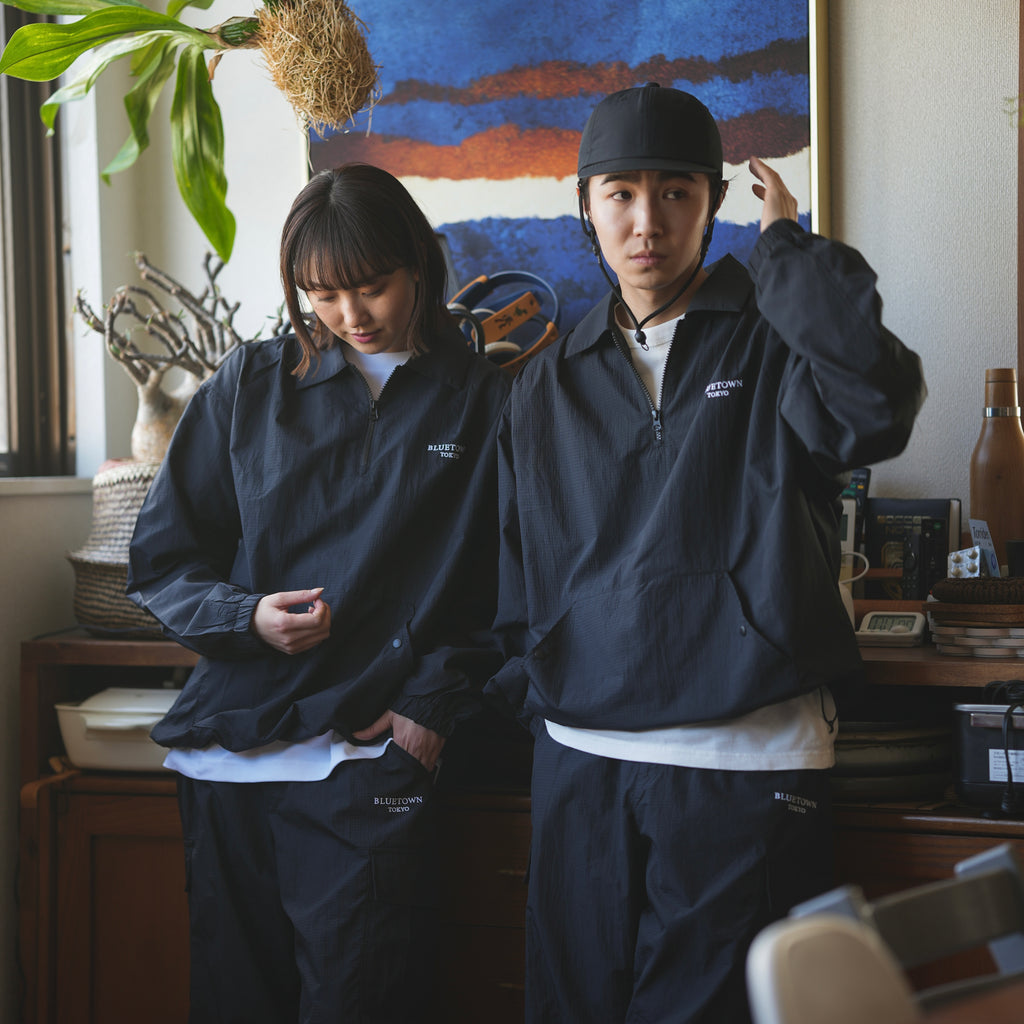 女性:165cm Sサイズ着用 男性:173cm Mサイズ着用