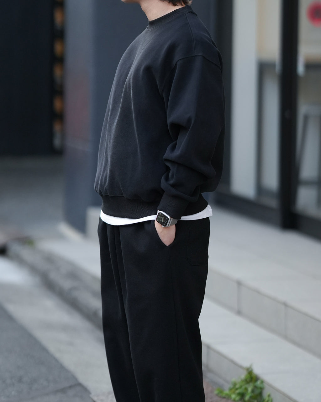 ニットライクスウェットシャツ B3401