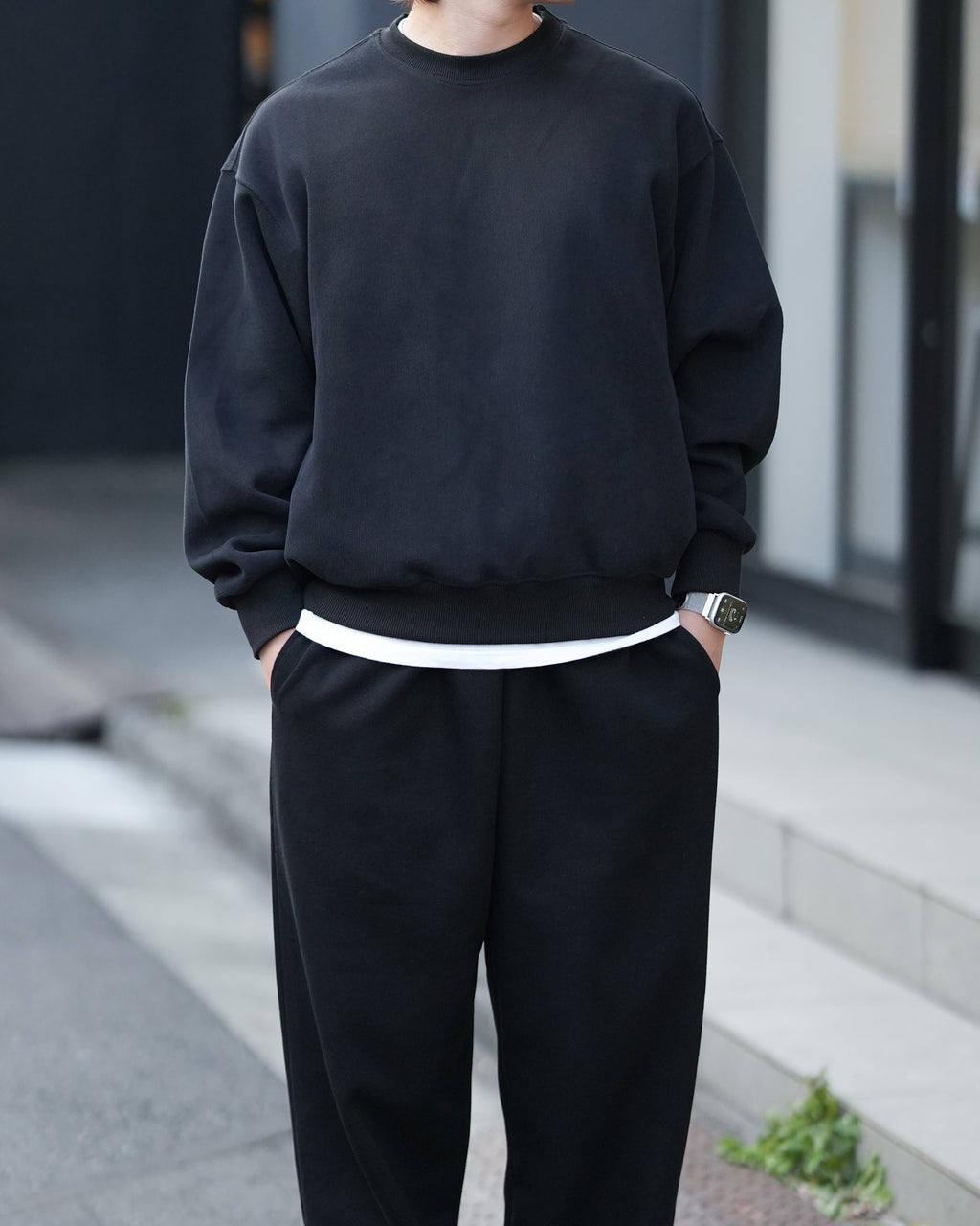 ニットライクスウェットシャツ B3401
