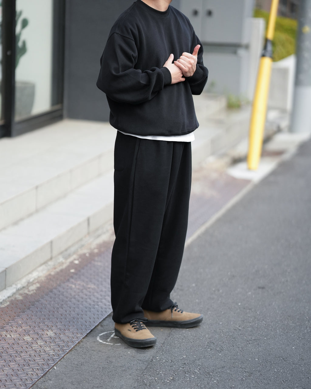 ニットライクスウェットパンツ B3402