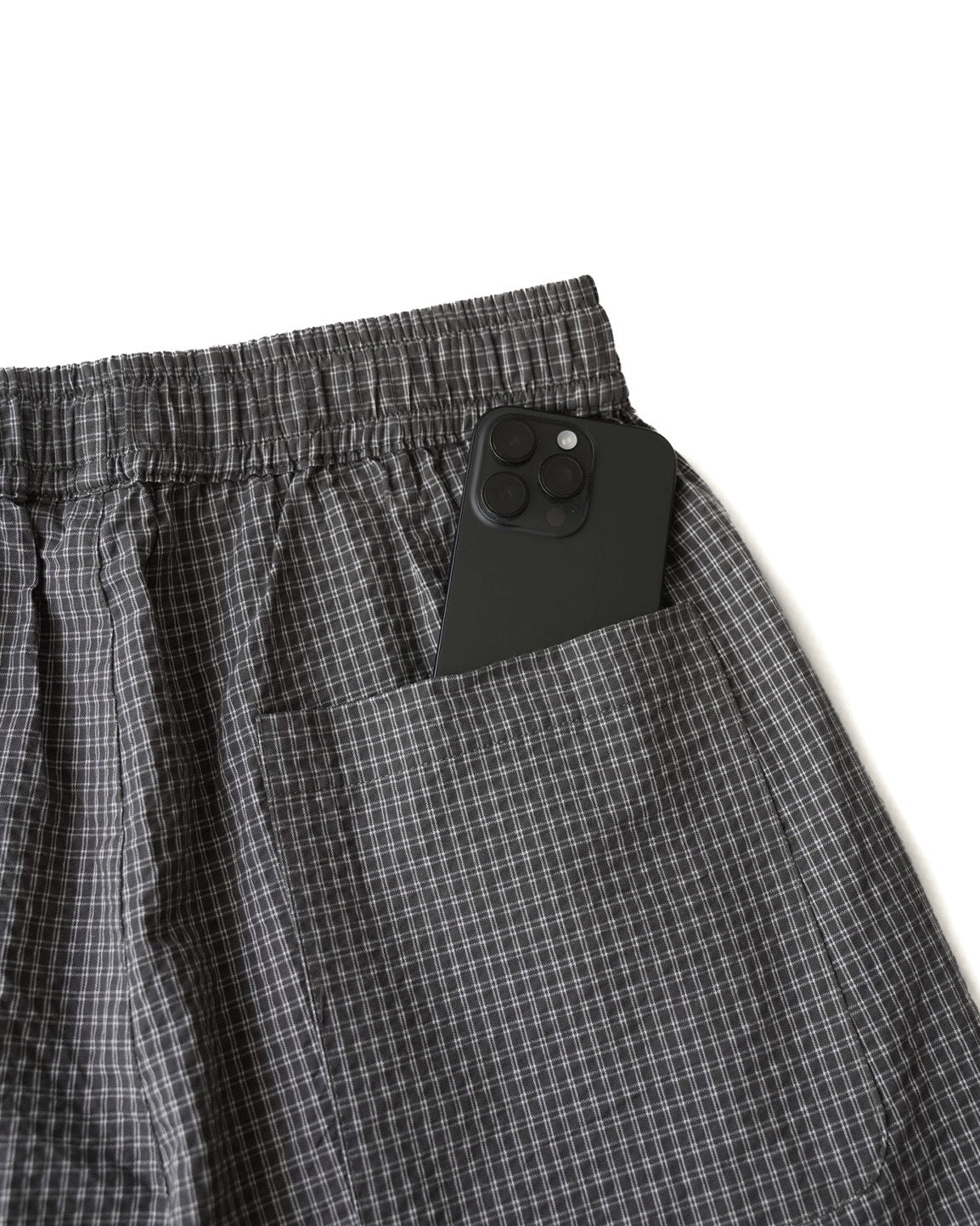 チェックロングパンツ B5103