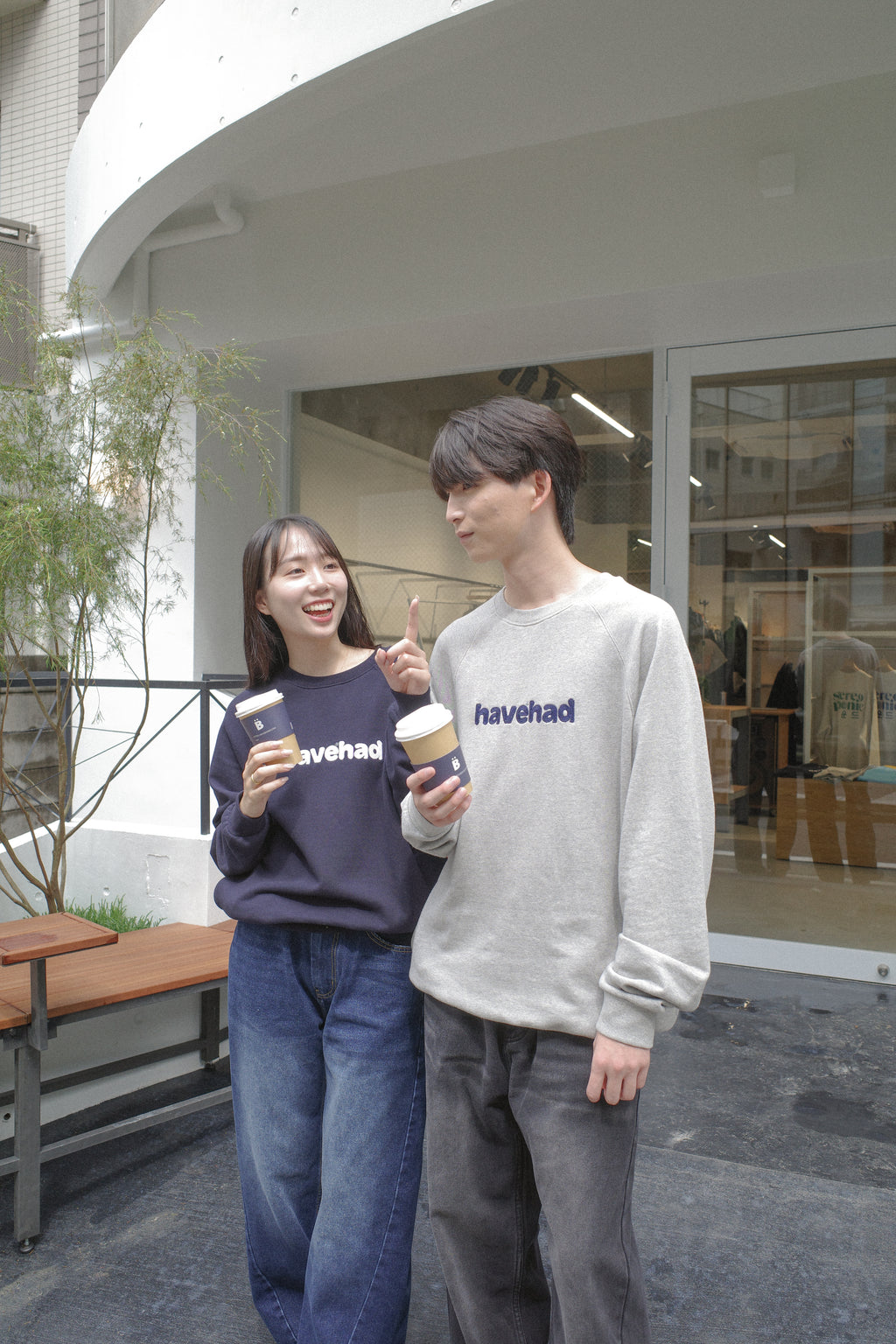 サイドポケットスウェットシャツ B4278