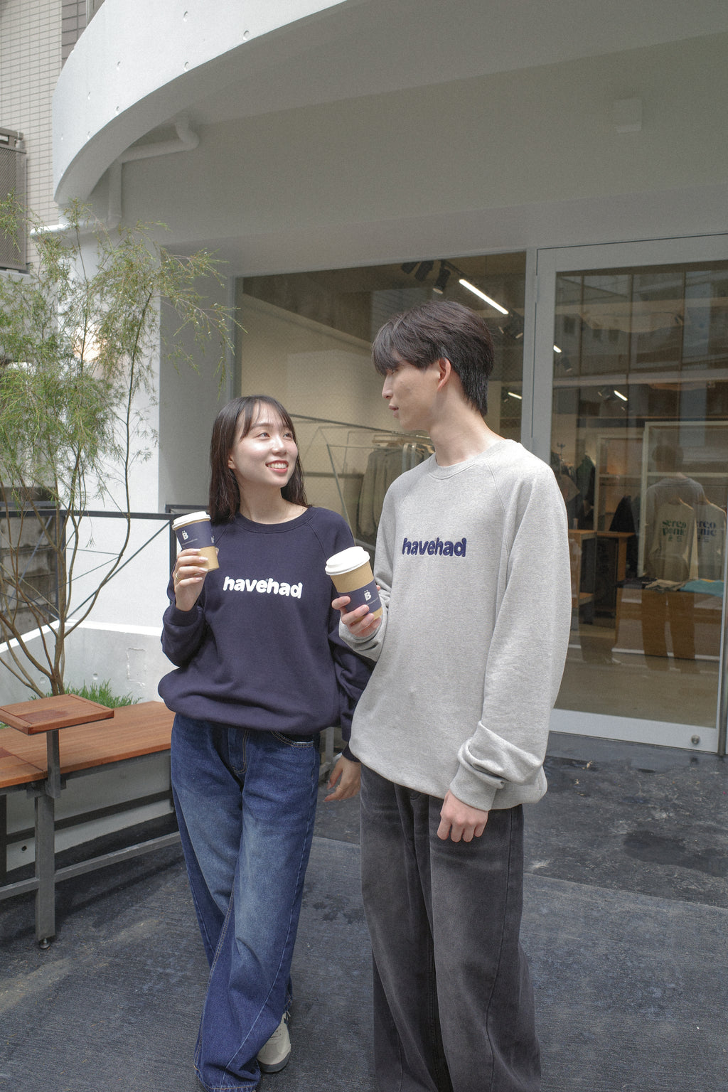 サイドポケットスウェットシャツ B4278