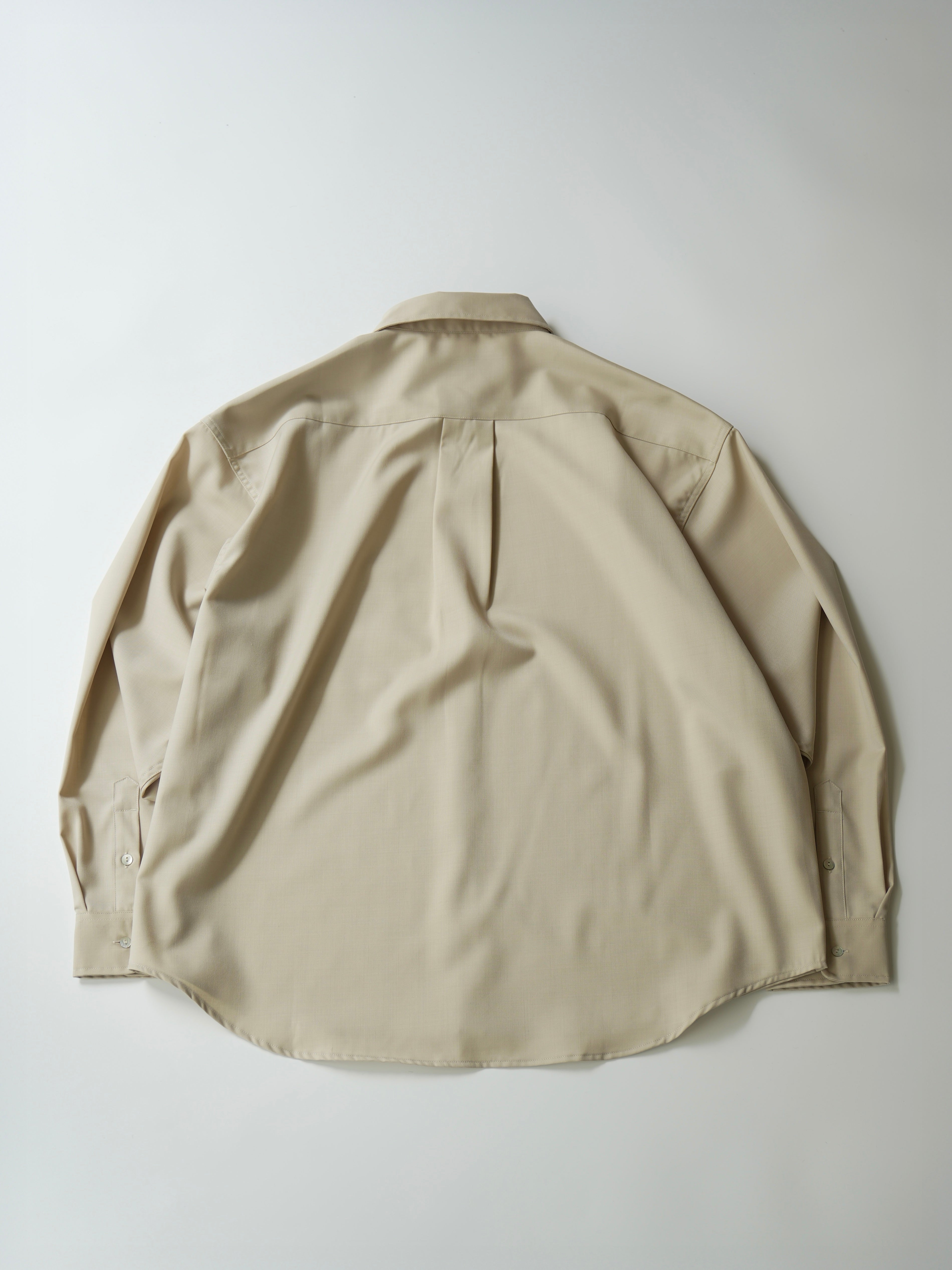 ウールブレンドシャツ B5053