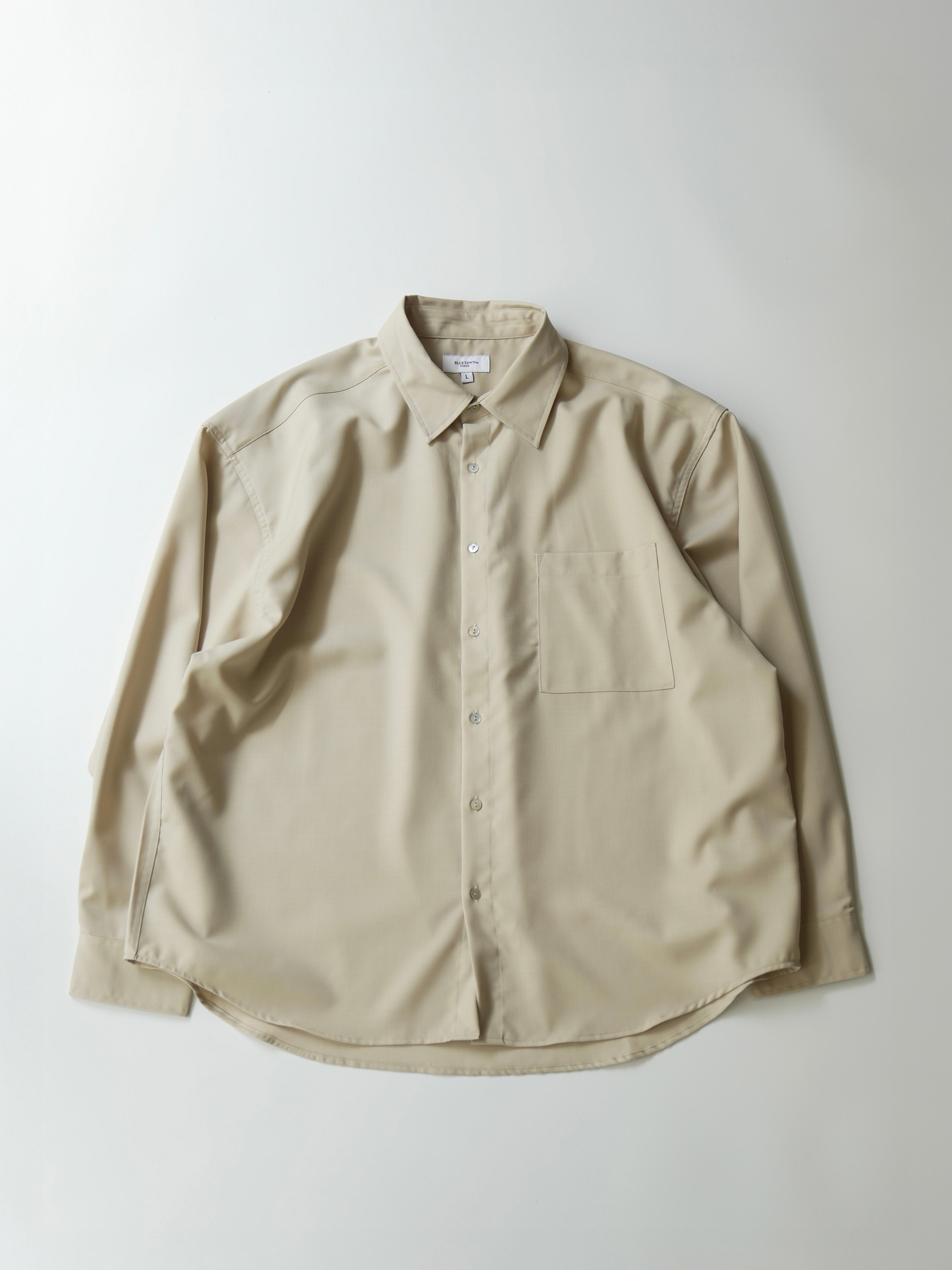 ウールブレンドシャツ B5053
