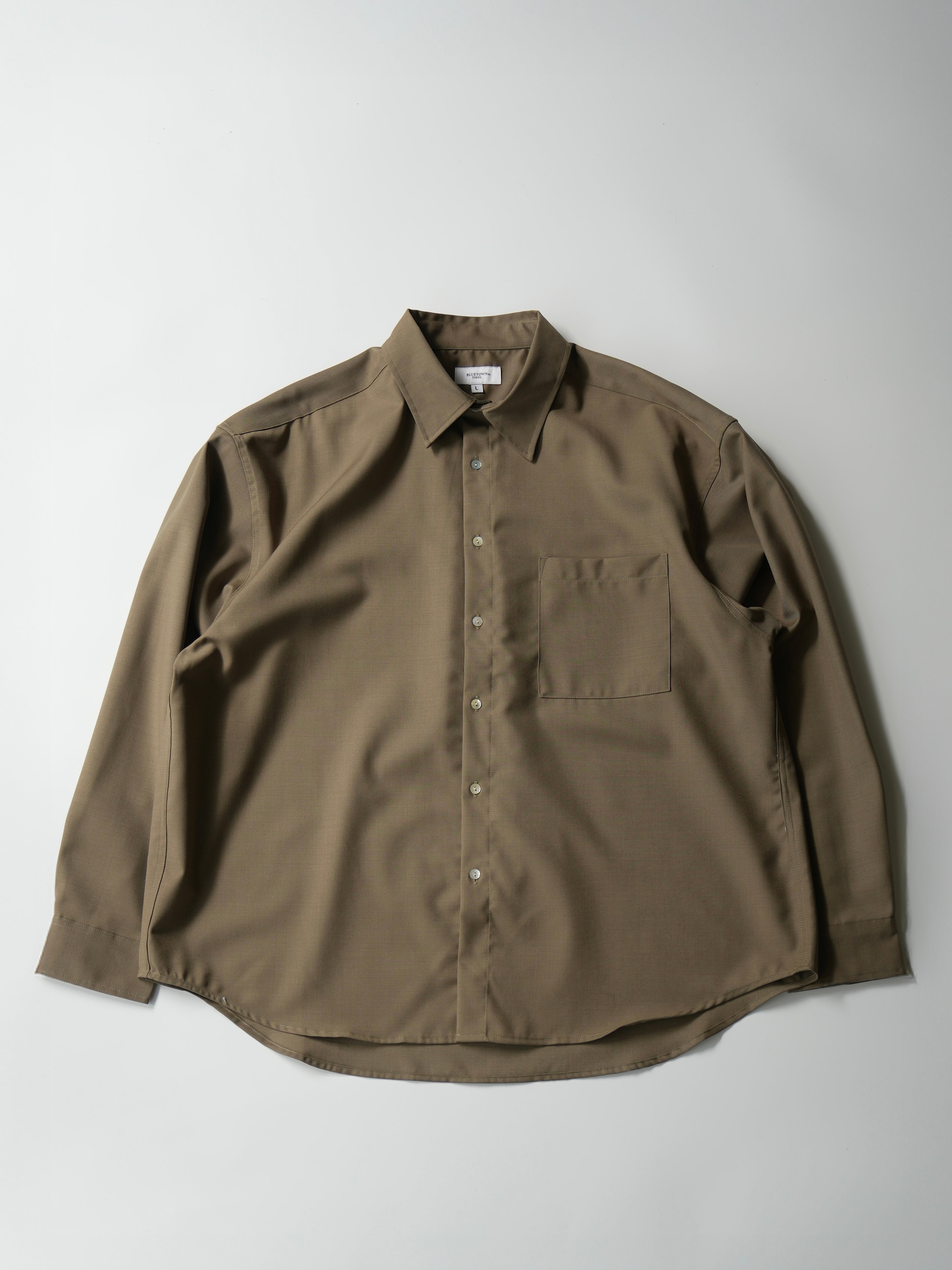 ウールブレンドシャツ B5053