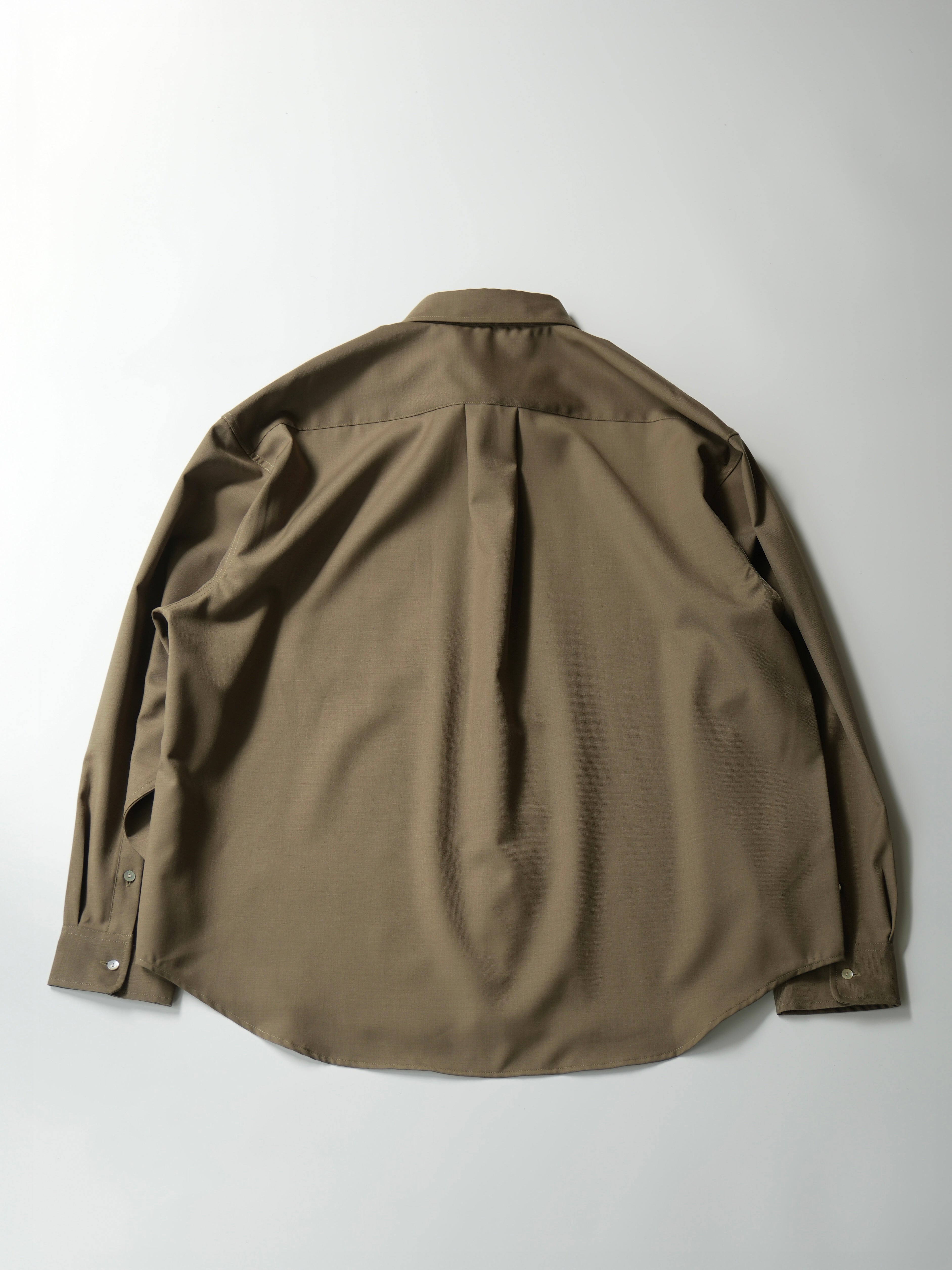 ウールブレンドシャツ B5053